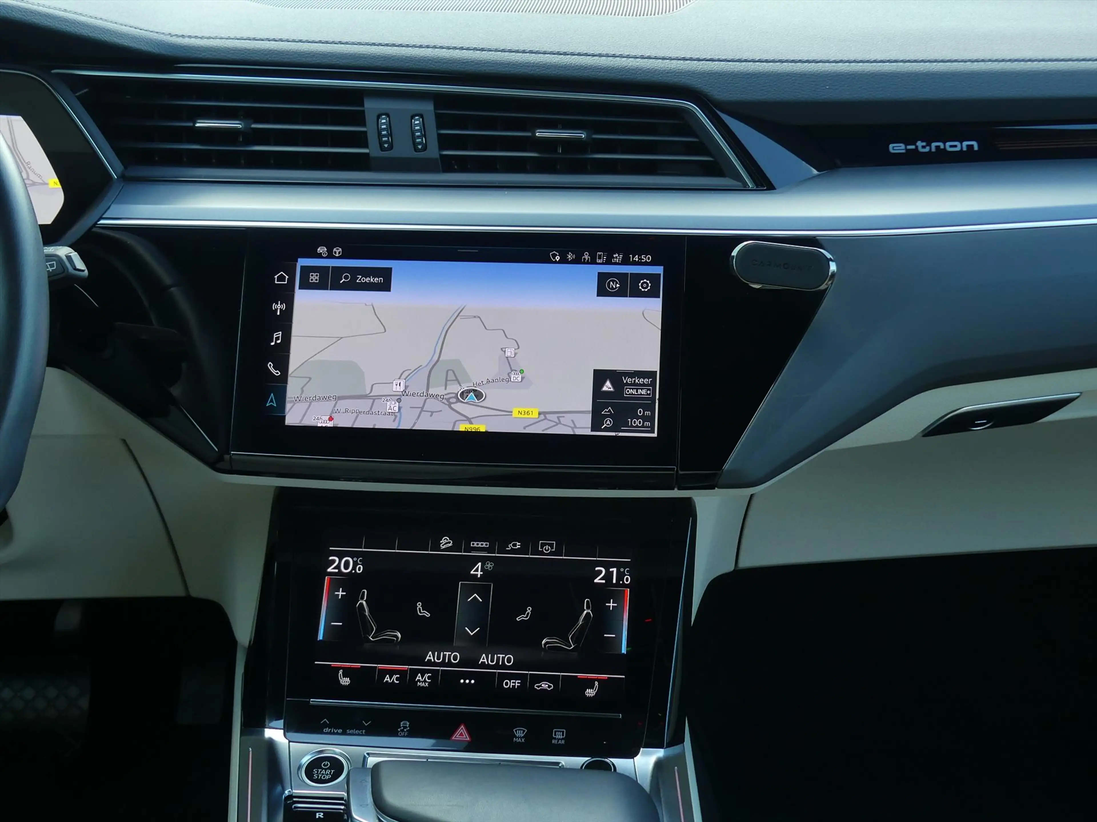 Audi Q8 e-tron 50 QUATTRO 95kWh 340PK SOH94%/CAMERA/LEER/22INCH/E — photo 15
