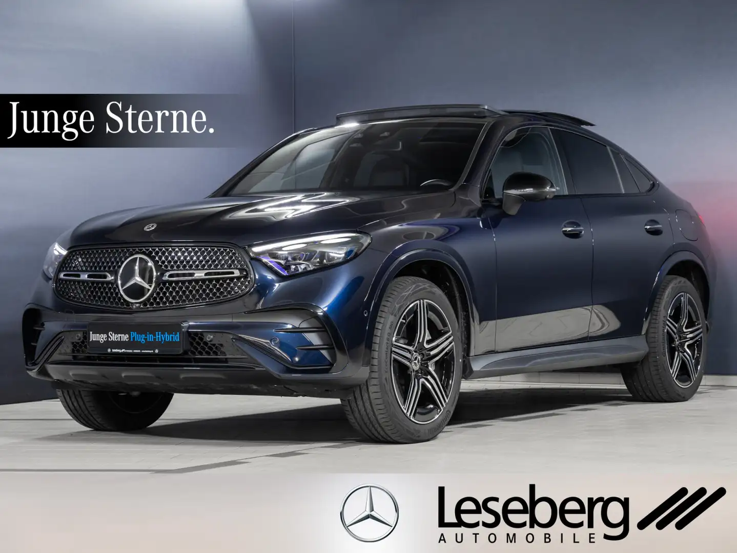 Mercedes-Benz GLC 400 GLC 400 e 4M Coupé AMG DIG.LIGHT/DISTR./Pano/AHK Albastru - 1