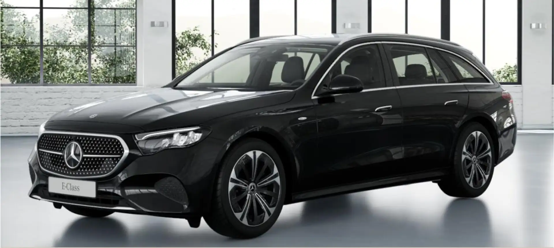 Mercedes-Benz E 300 e T-Modell mit EQ Hybrid Technologie Schwarz - 1
