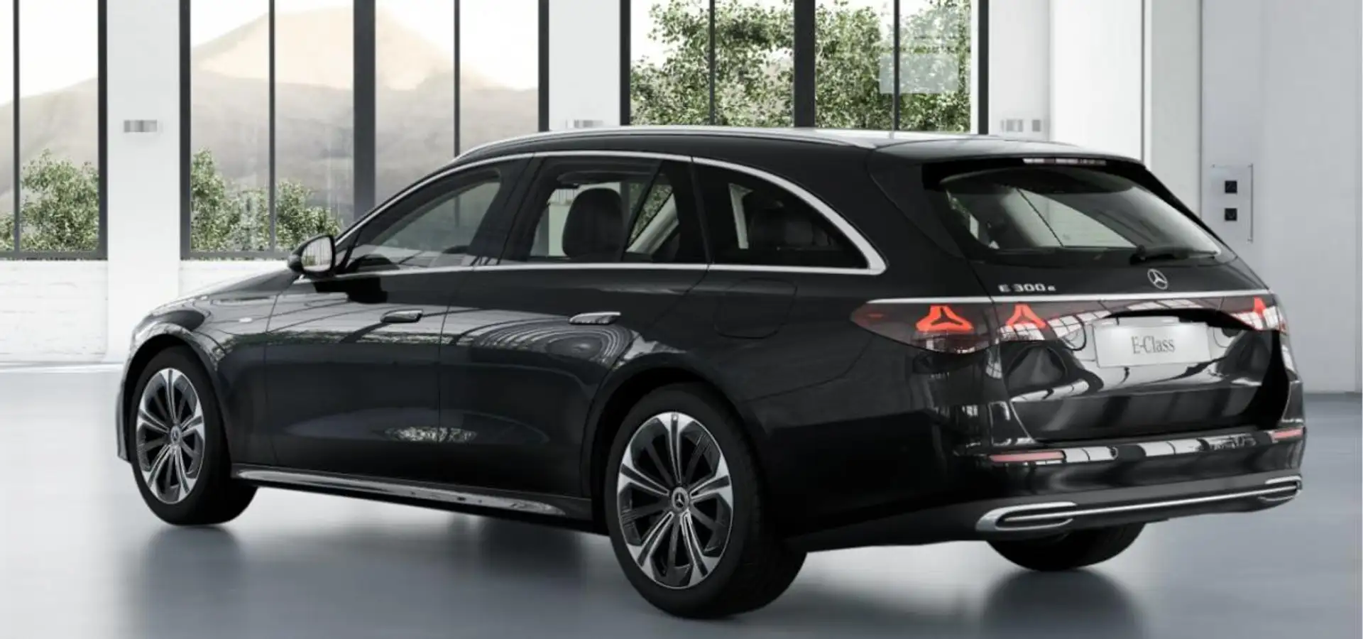 Mercedes-Benz E 300 e T-Modell mit EQ Hybrid Technologie Schwarz - 2