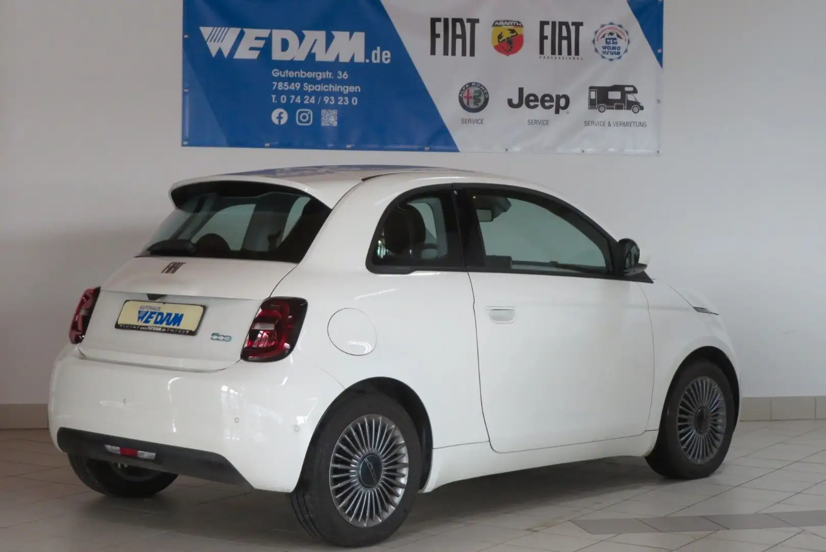 Fiat 500e 42 kWh 118PS *Sitzheiz,Kamera* Weiß - 2