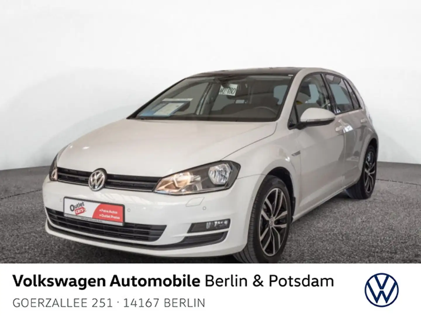 Volkswagen Golf VII 1.2 TSI DSG Cup PDC Klima SHZ P-Dach Weiß - 1