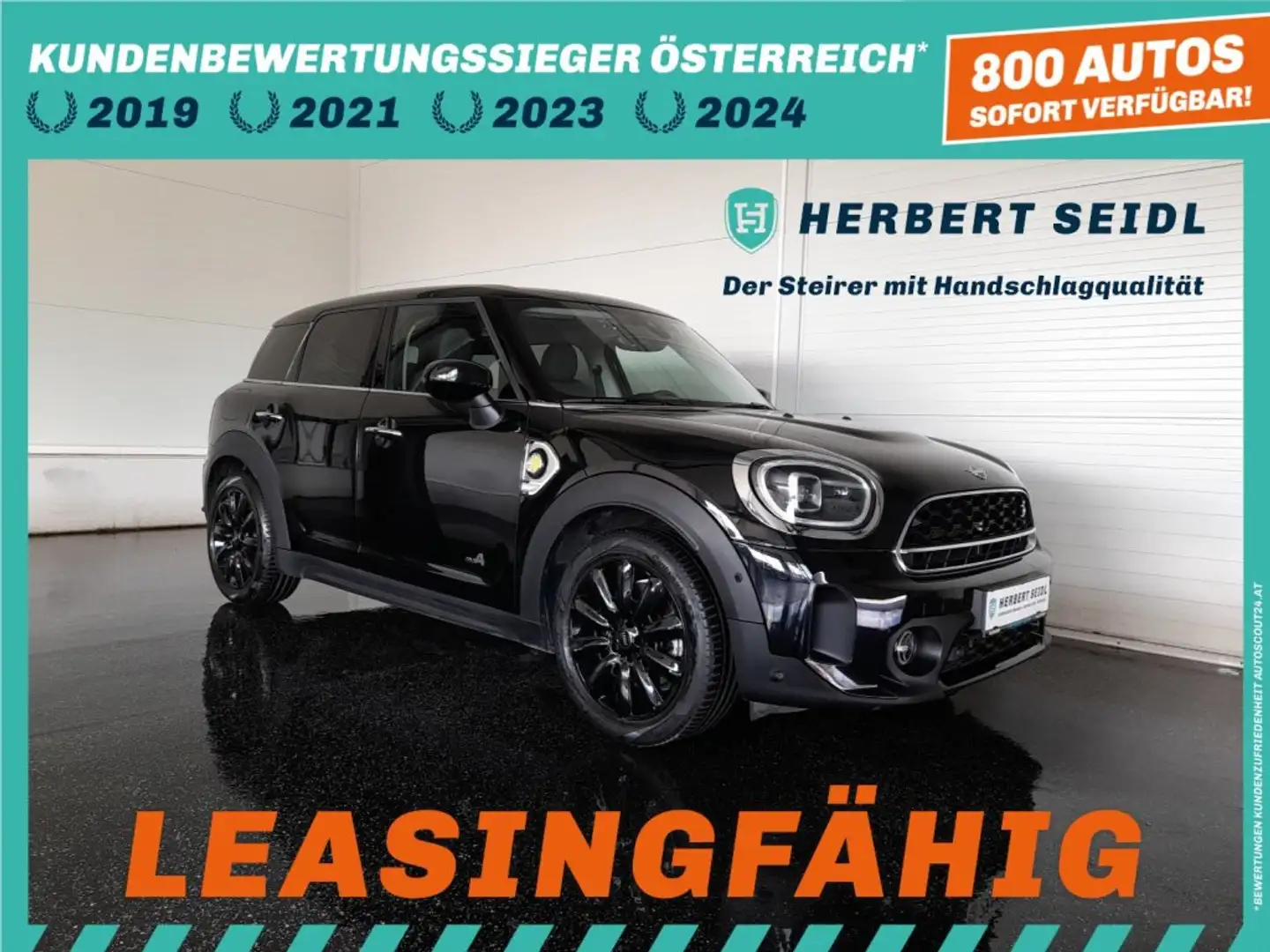 MINI Countryman SE All4 Countryman "ALL BLACK" 4x4 PHEV Aut *SKY / VOLL LED / NAVI / KAMERA / HEAD-UP / TEILLEDER & MEMORY / HARMAN KARDON SOUND* - 1
