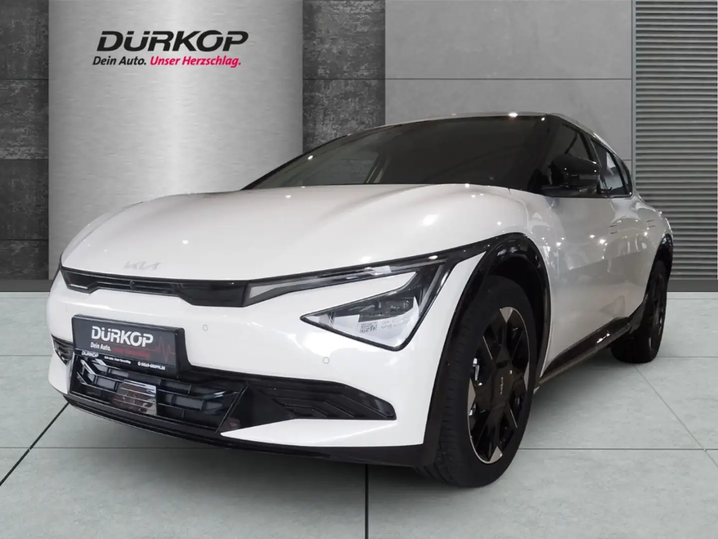 Kia EV6 Earth 84kWh Comfort Drive Wärmepumpe Soundsystem A Weiß - 1