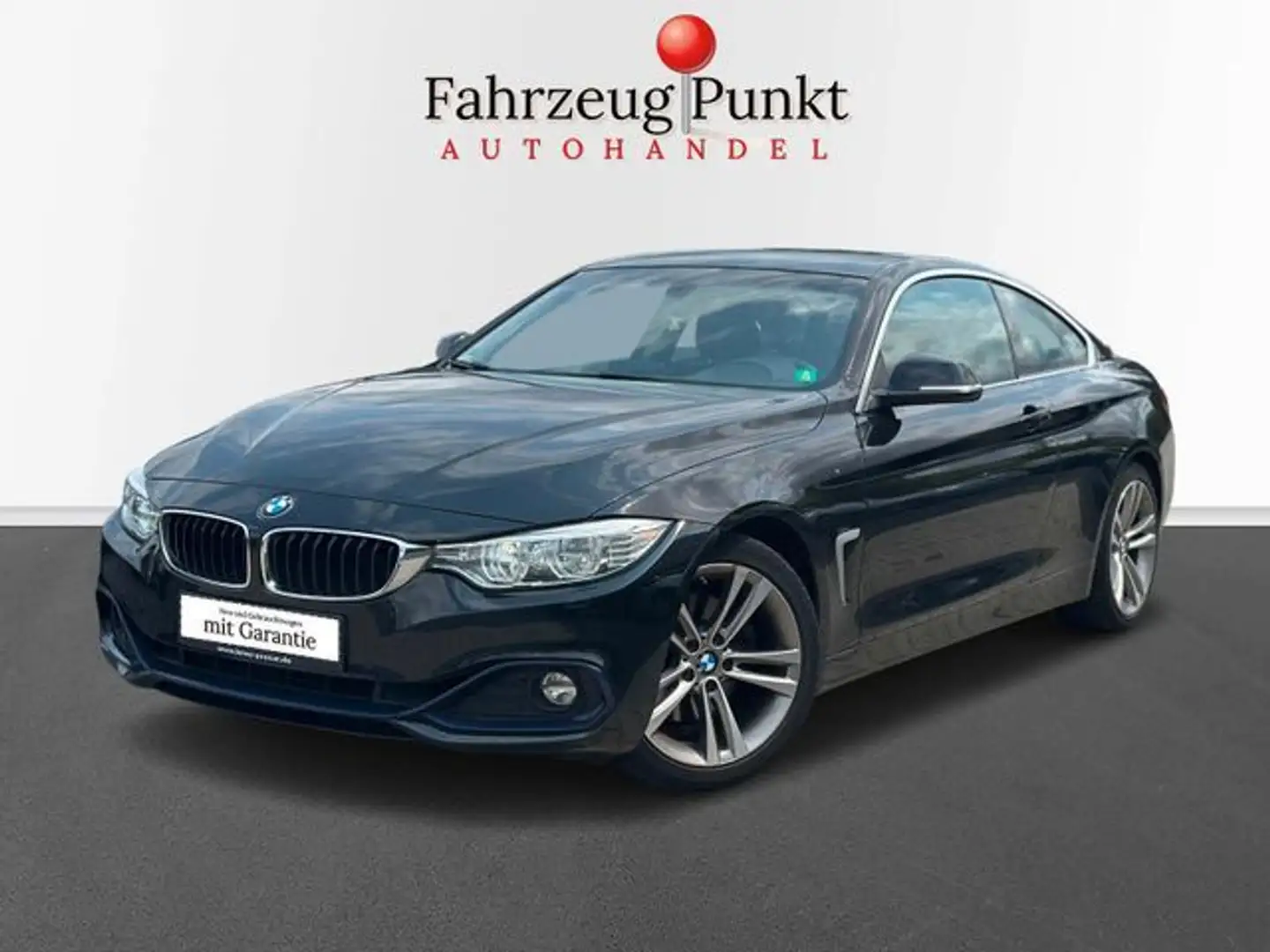 BMW 430 Baureihe 4 Coupe i Sport Line Vollleder Schwarz - 1