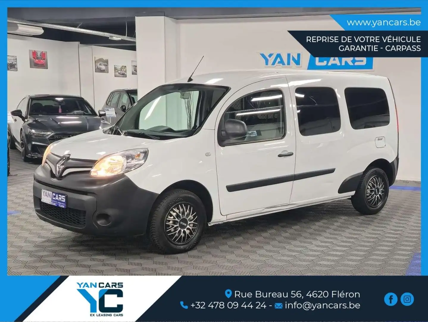 Renault Kangoo MAXI * UTILITAIRE * SEULEMENT 42.000KM! * TOP ETAT Blanc - 1