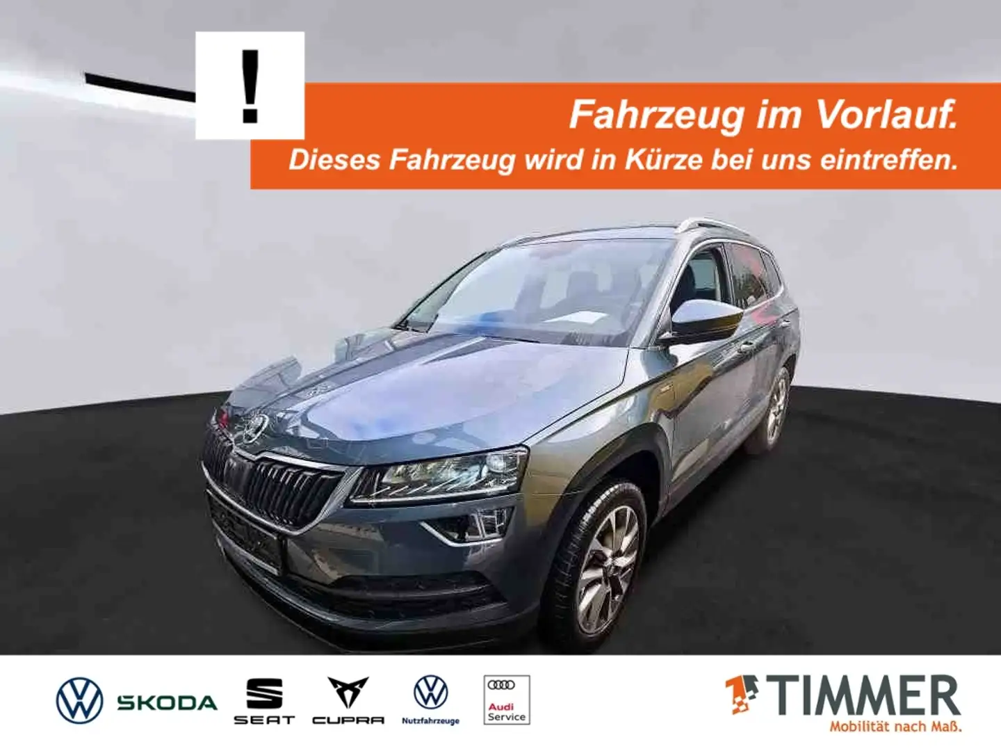 Skoda Karoq 1.5 TSI DSG CLEVER +LED +ACC +VIRTUAL +NAVI +SHZ Grau - 1