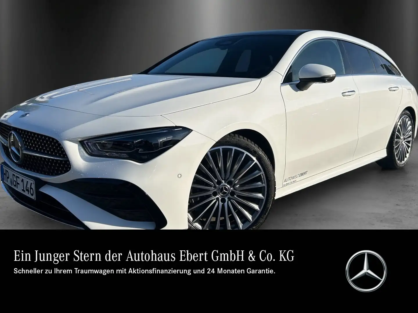 Mercedes-Benz CLA 220 d SB AMG Pano MEMORY Head-Up MULTIBEAM Blanc - 1