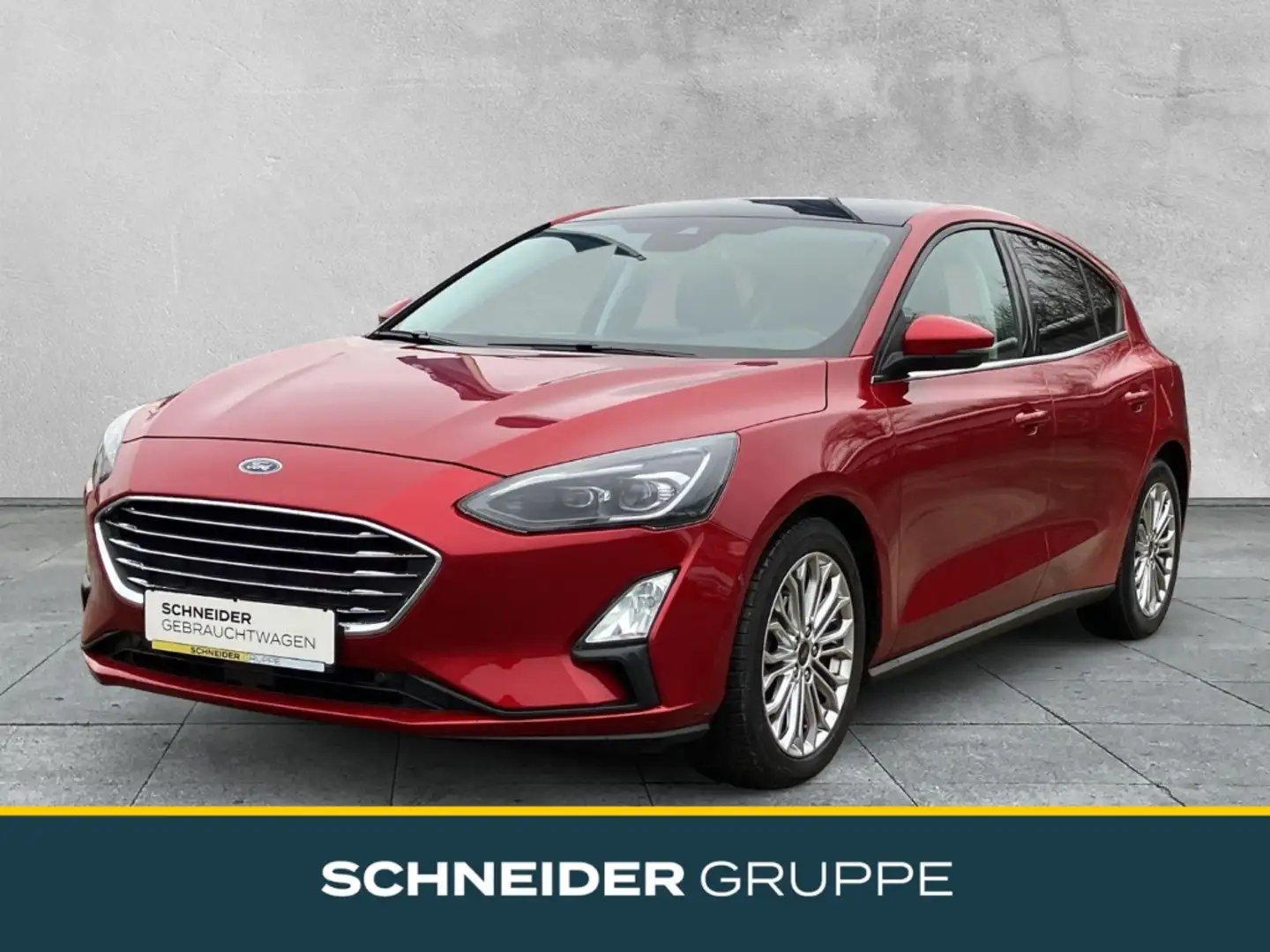 Ford Focus Titanium X 1.5 EcoBoost Autom. +PANO+NAVI+ Rot - 1
