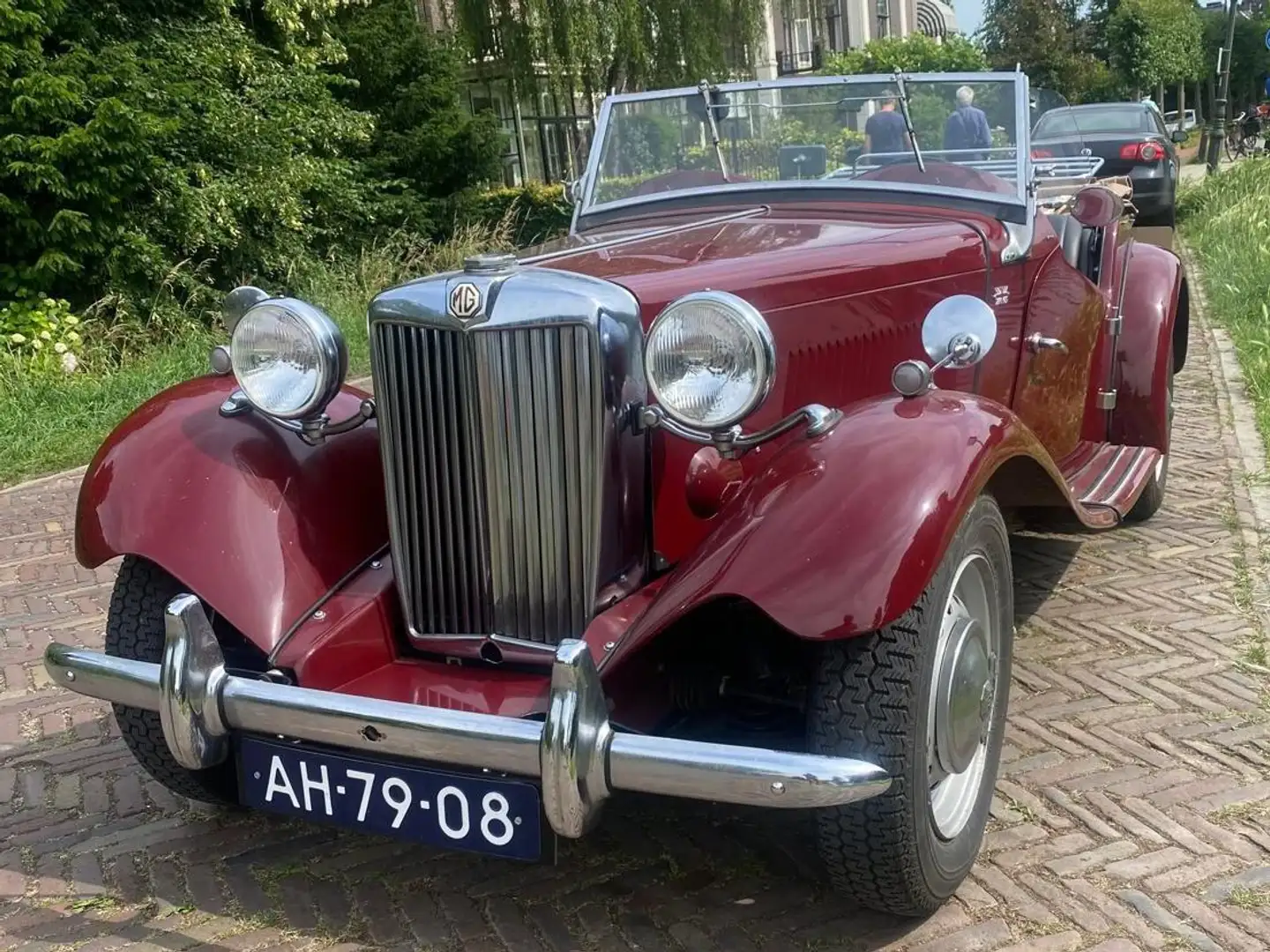 MG TD Roadster 1950 Rosso - 1