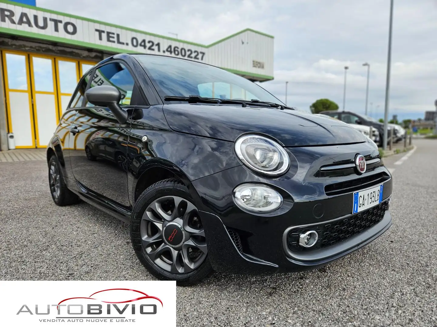 Fiat 500C 1.0 Hybrid Sport/unicoproprietario Noir - 1