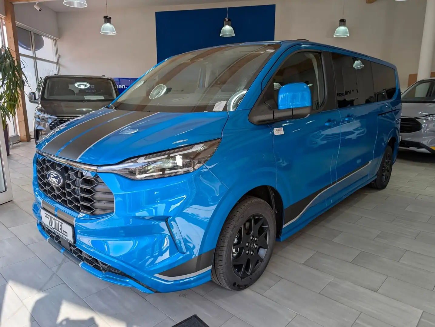 Ford Tourneo Custom 2.0 EcoBlue SPORT L2 Blau - 1