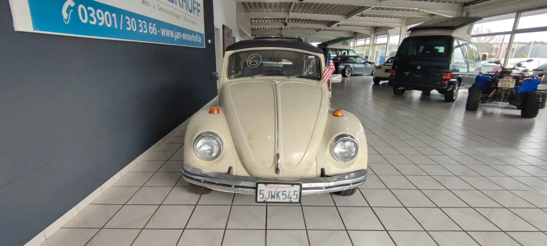 Volkswagen Käfer Cabrio 1200 California Import Rostfrei Sarı - 2