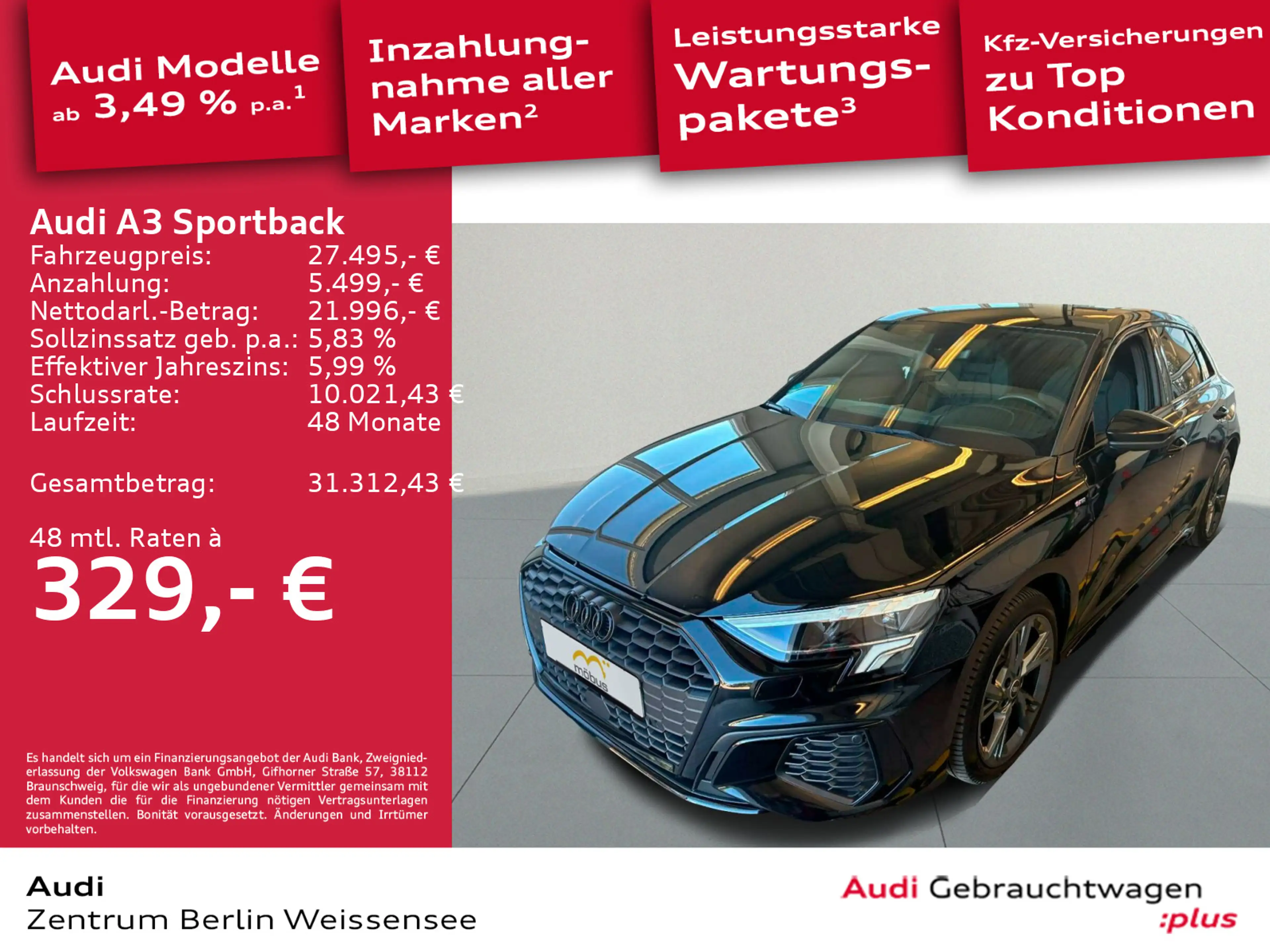 Audi A3 35 TFSI S-TRO*S-LINE*LED*SOUND*GRA* — photo 2