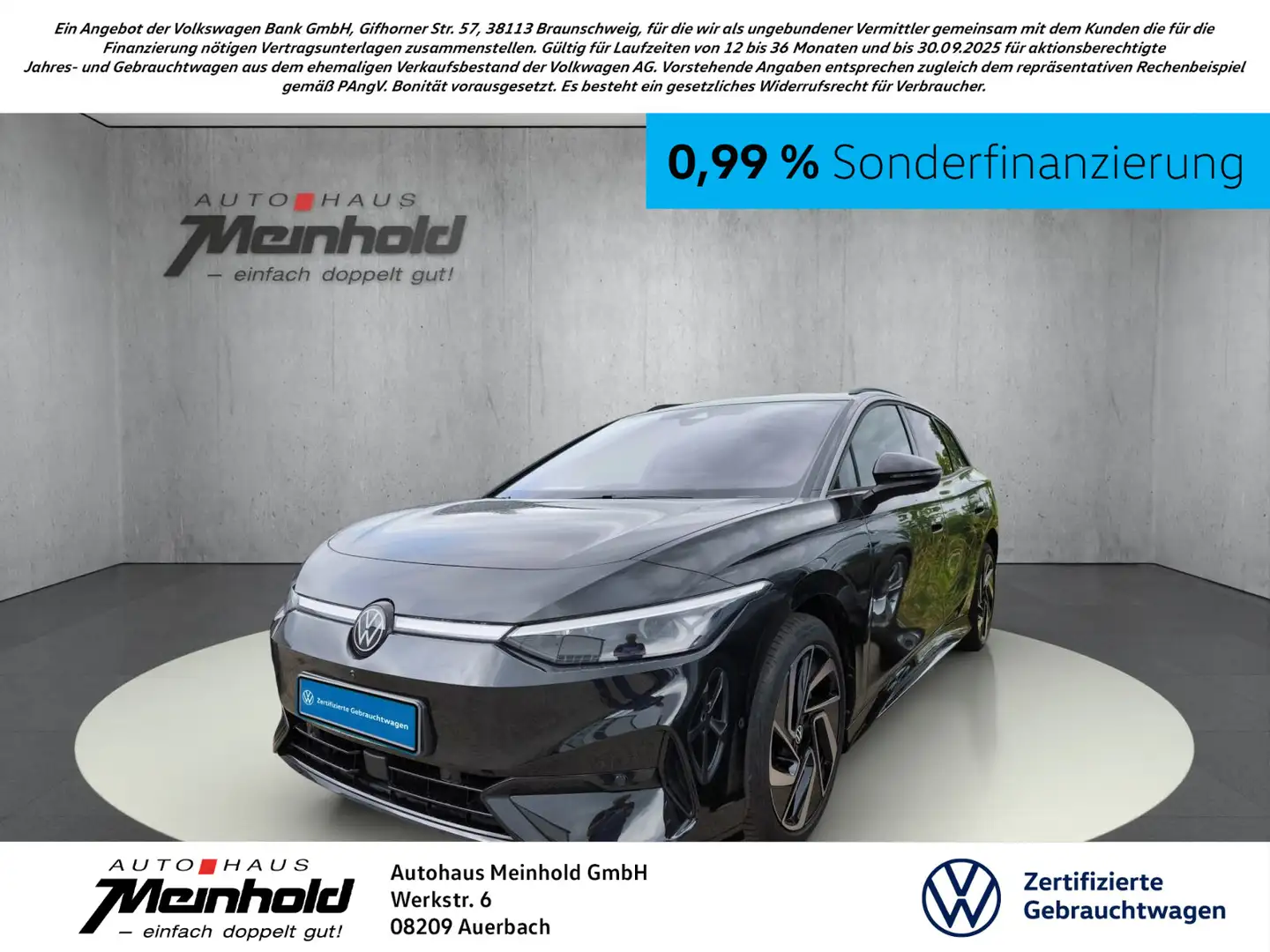 Volkswagen ID.7 Tourer Pro S, AHK, DCC, Area View, ACC Schwarz - 1