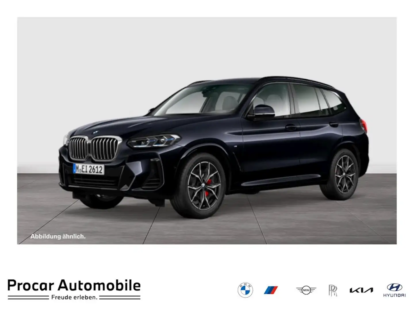 BMW X3 xDrive20d M Sport Navi+HuD+Laser+Hifi+Memory+KZG+D Schwarz - 1