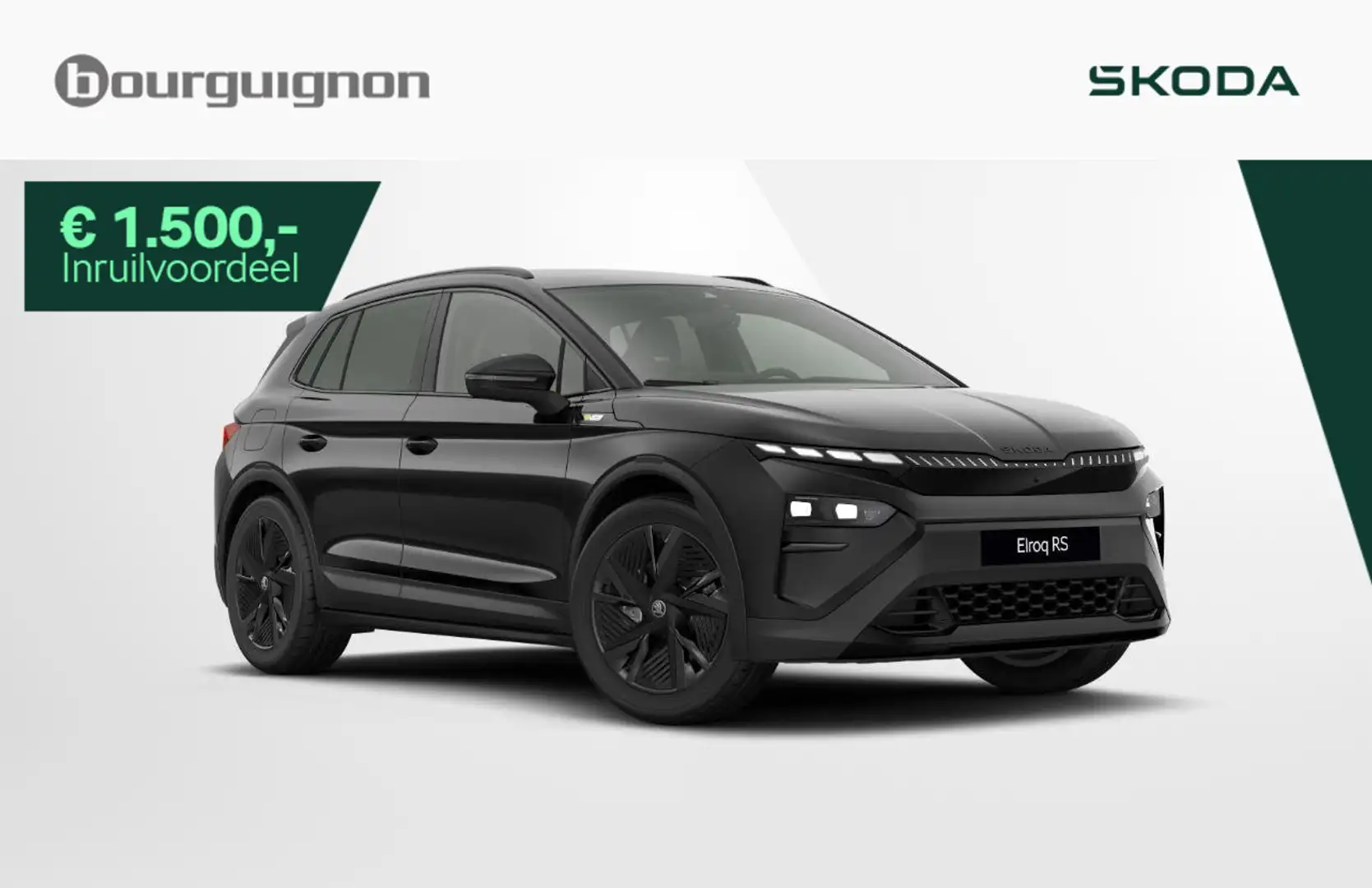 Skoda Elroq RS 85 | 340 PK 4x4 | Trekhaak | Head-up display | Zwart - 1