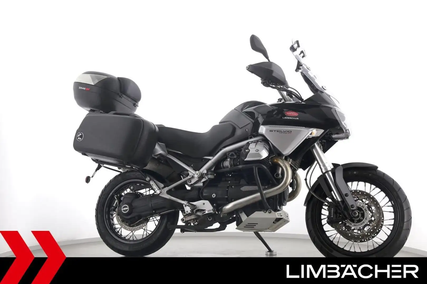 Moto Guzzi Stelvio 1200 8V - viel Zubehör! Schwarz - 1