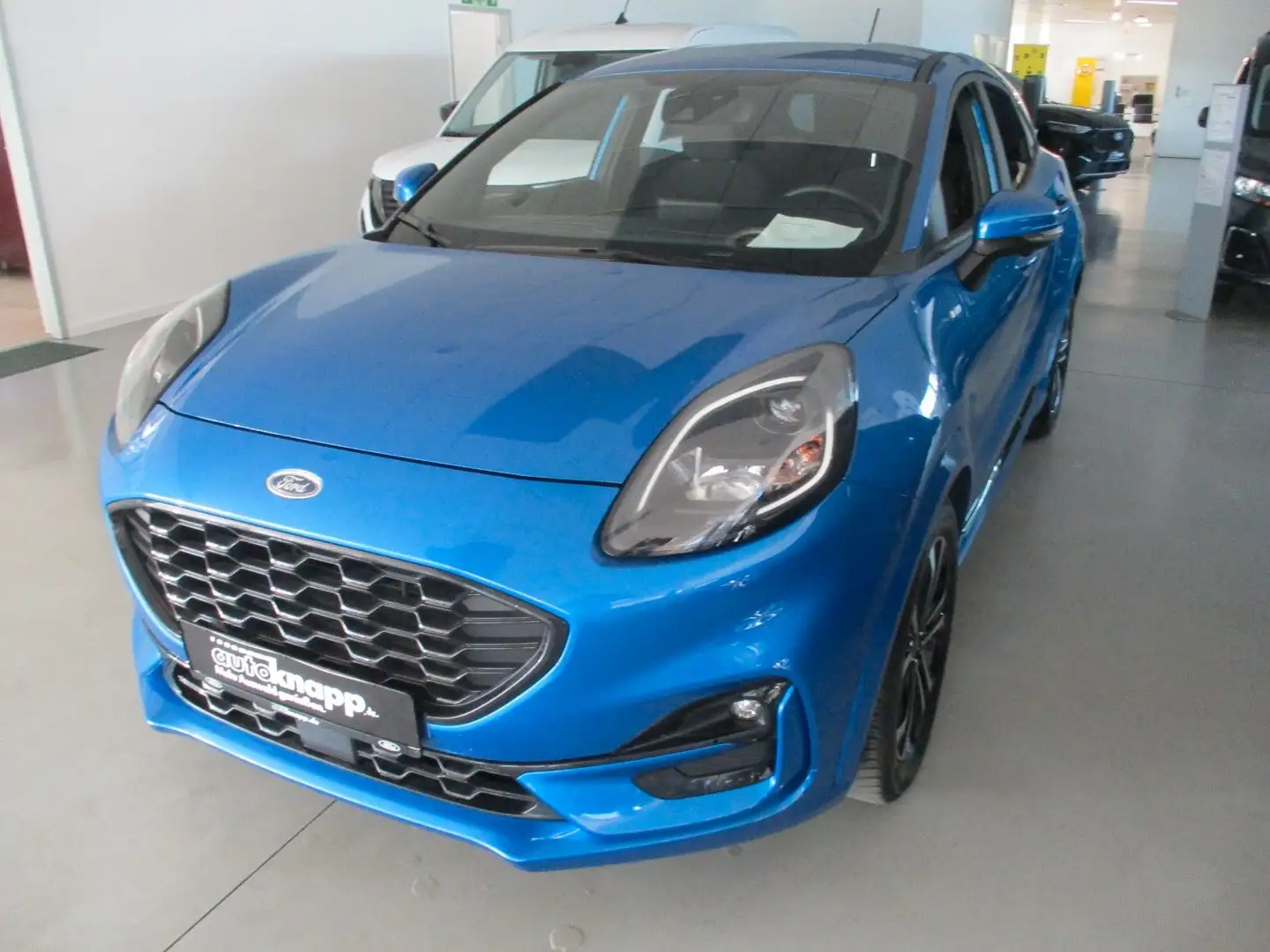 Ford Puma 1,0 Ecoboost MHEV ST-Line Blau - 1