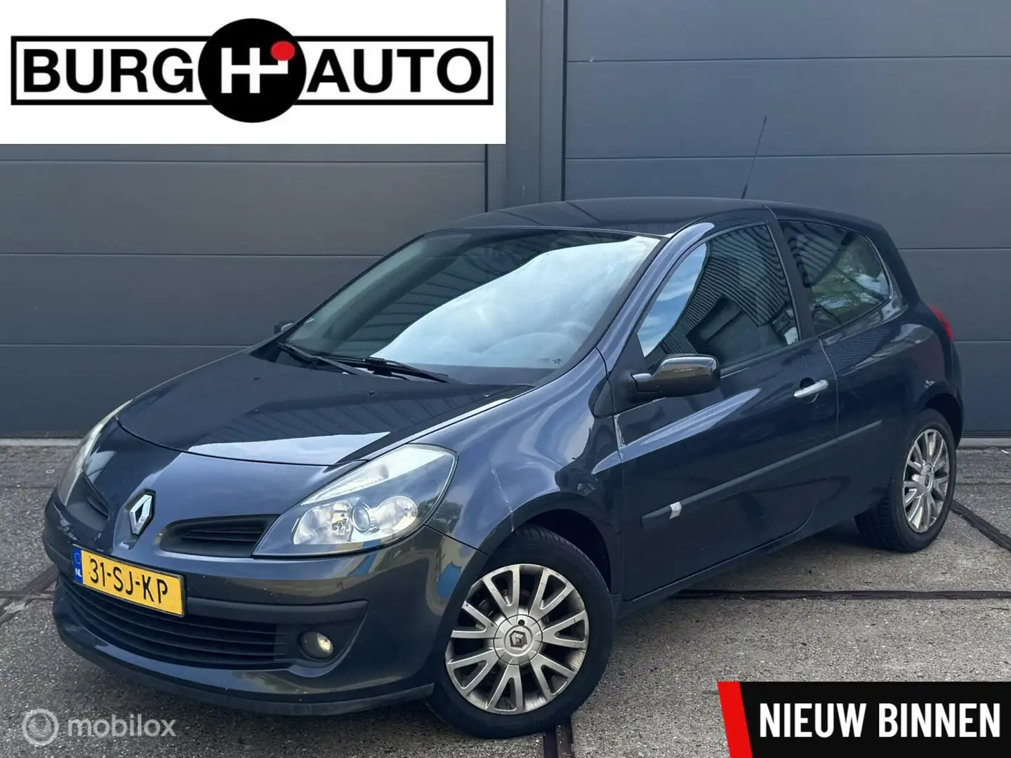 Renault Clio 1.4-16V Dynamique Luxe - AIRCO - RADIO/CD - EL. RA Grijs - 1