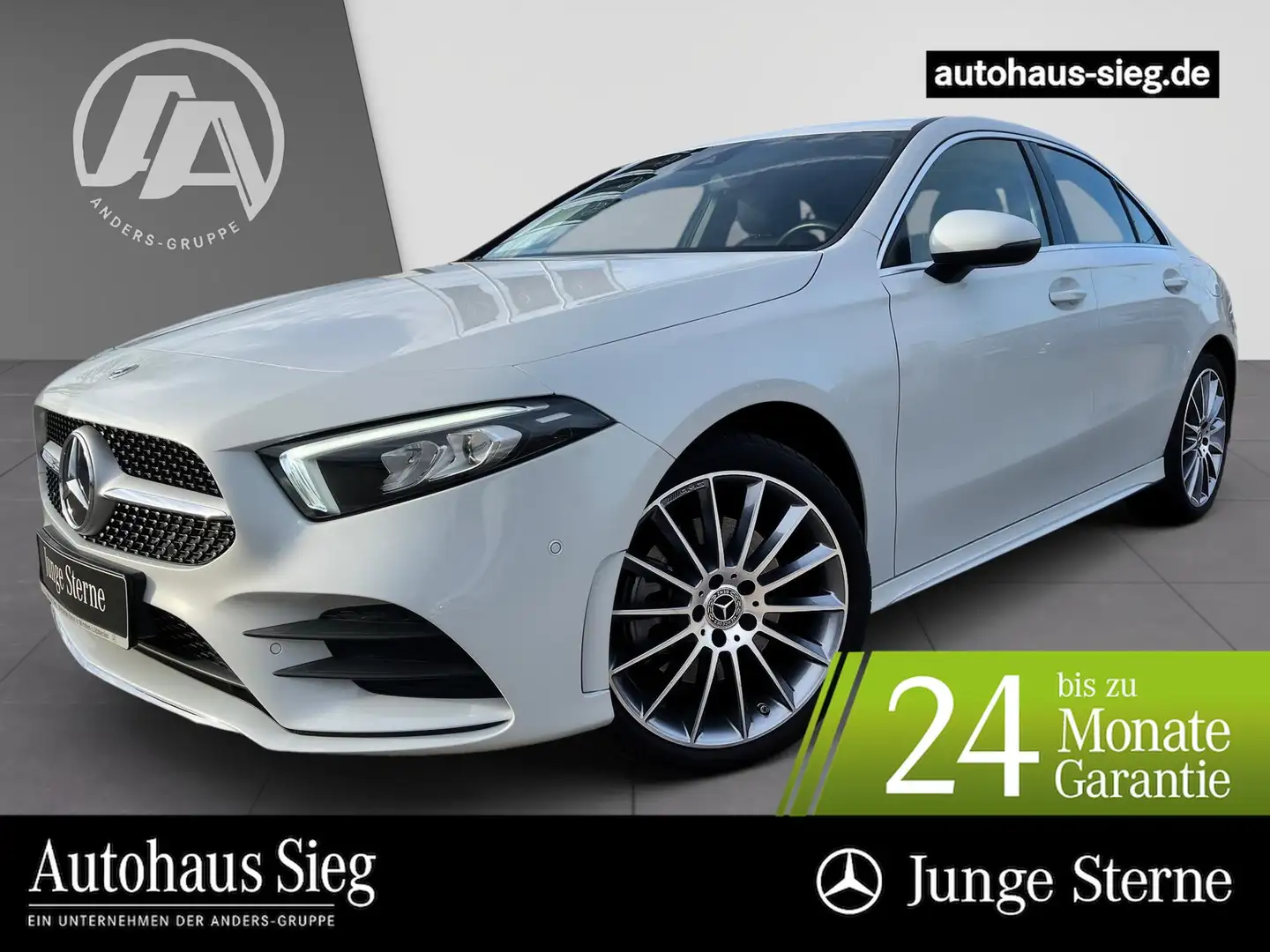 Mercedes-Benz A 250 e Limo AMG+MBUX+SHZ+LED+Kam+Ambiente+Apple Bianco - 1