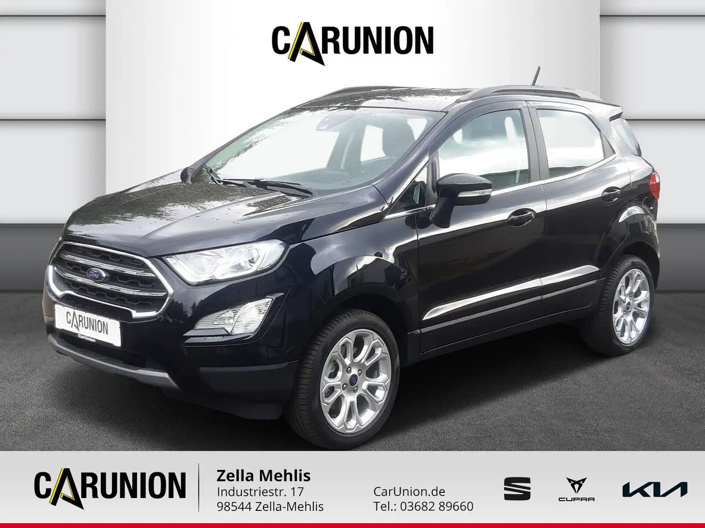 Ford EcoSport Titanium*PDC*LED*KLIMA*Tempo*SYNC*PDC Zwart - 1