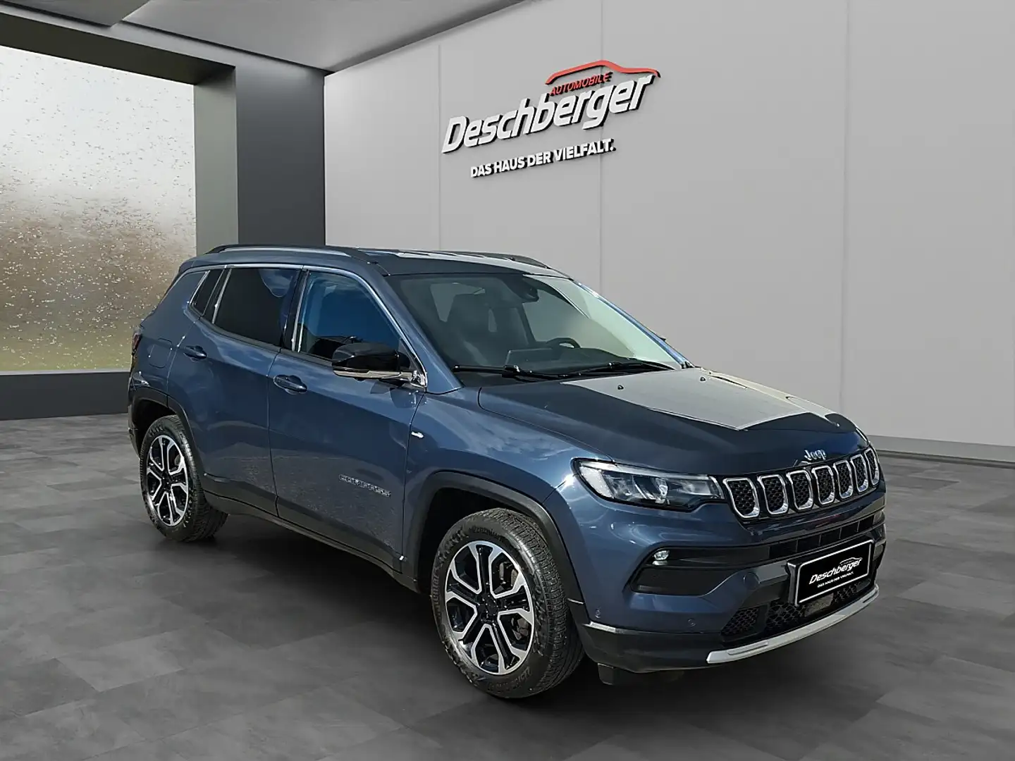 Jeep Compass 1.3 Multiair Limited T4 FWD 6MT * Anhängerkuppl... Blau - 2