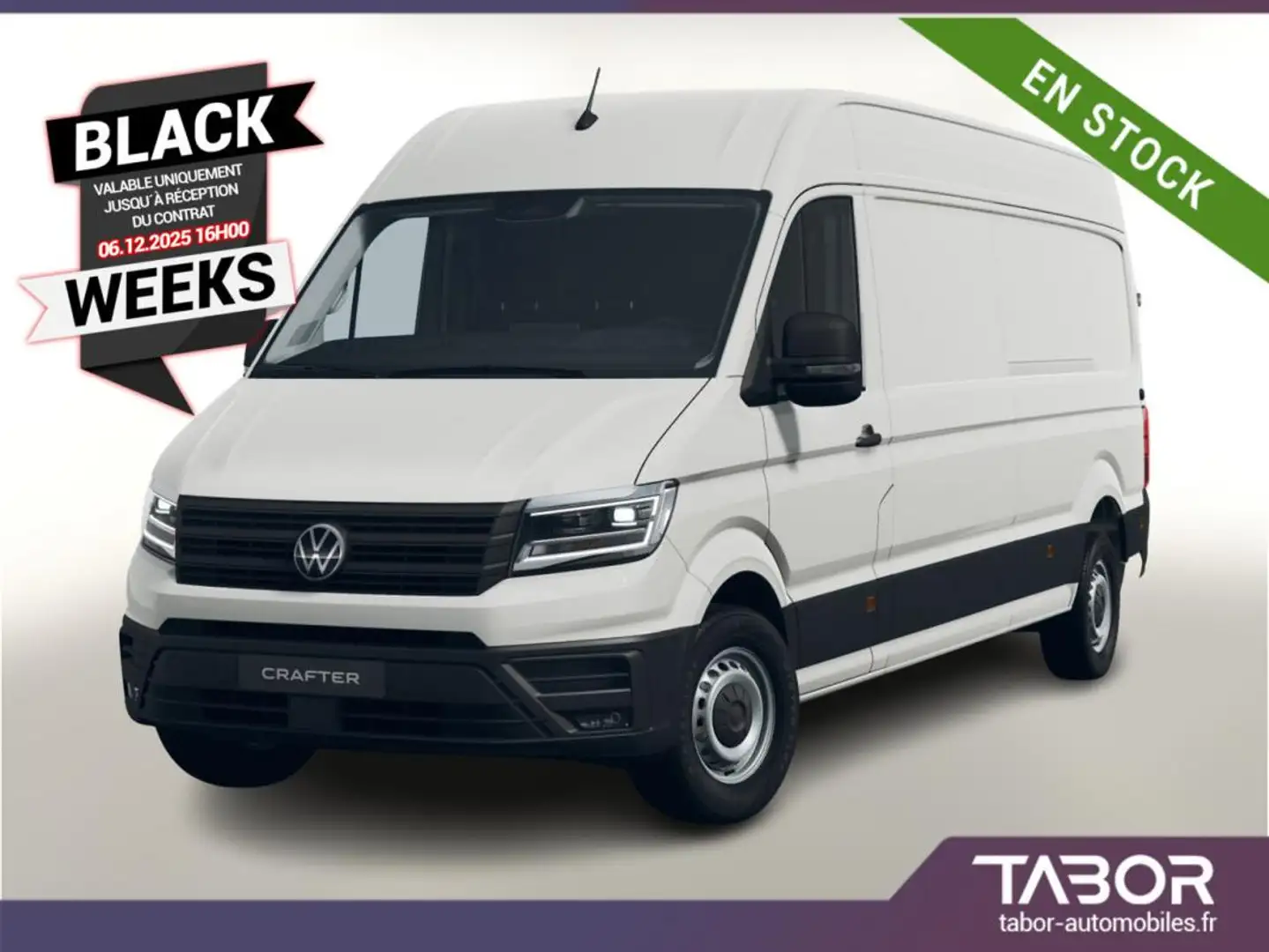 Volkswagen Crafter 35 2.0 TDI 140 AT8 L4H3 3pl Blanc - 1