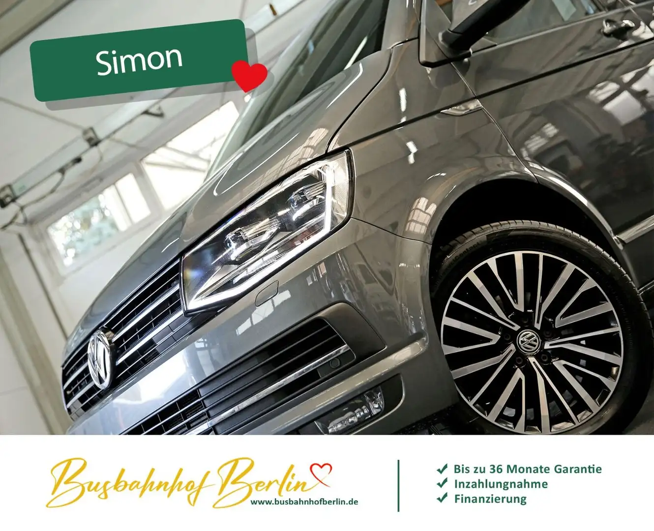 Volkswagen T6 Multivan JOIN DSG LED Standhzg. 2Schiebetüren Gris - 2