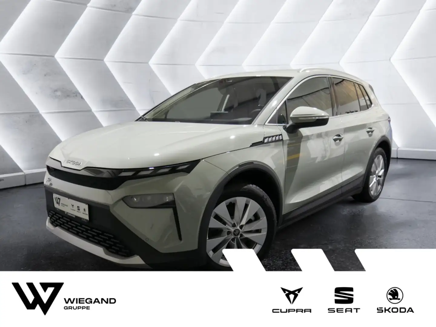 Skoda Elroq 85 Loft KAMERA NAVI AHK ACC MATRIX-LED Grün - 1