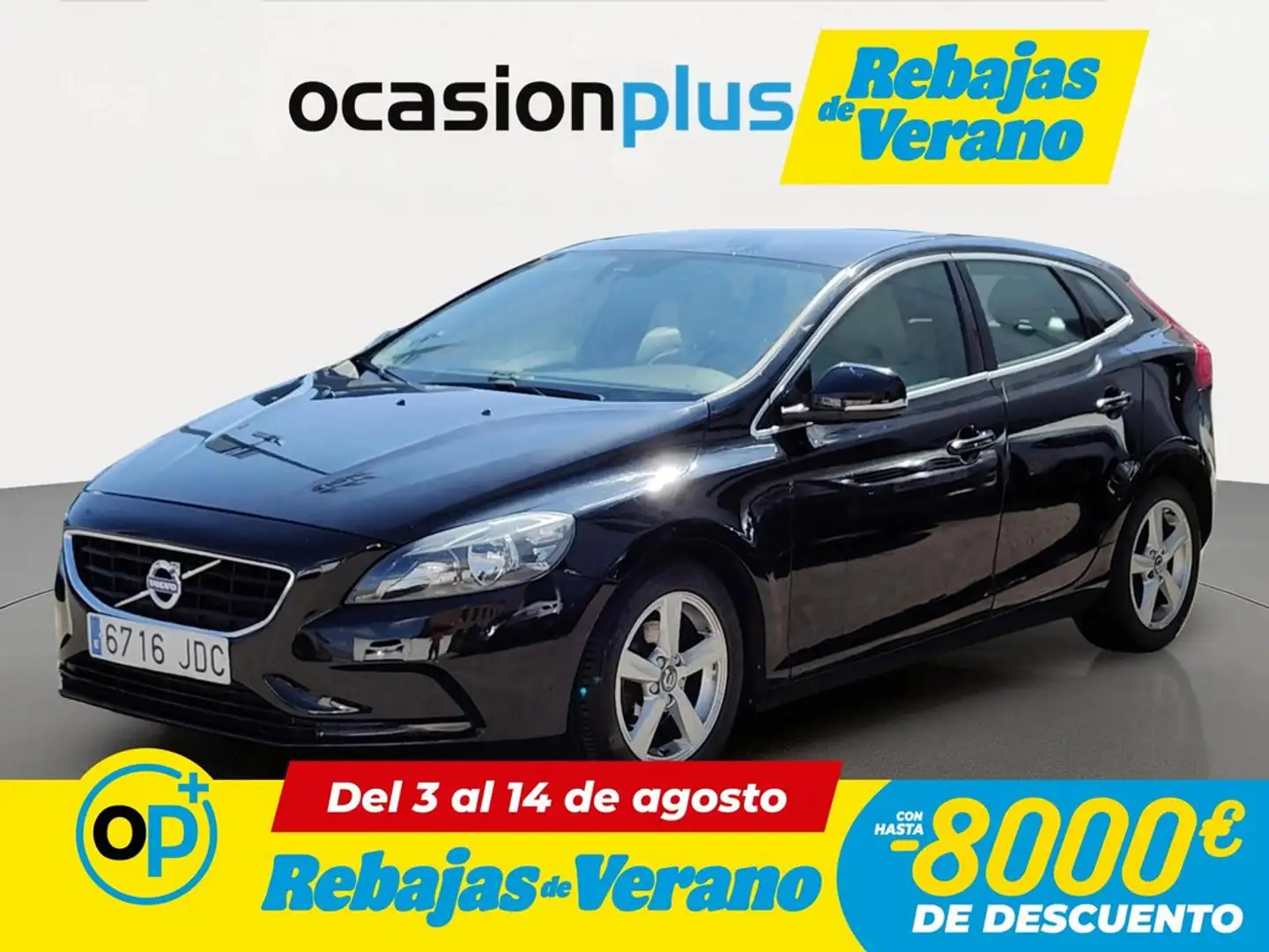 Volvo V40 D2 Momentum 115 Negro - 1