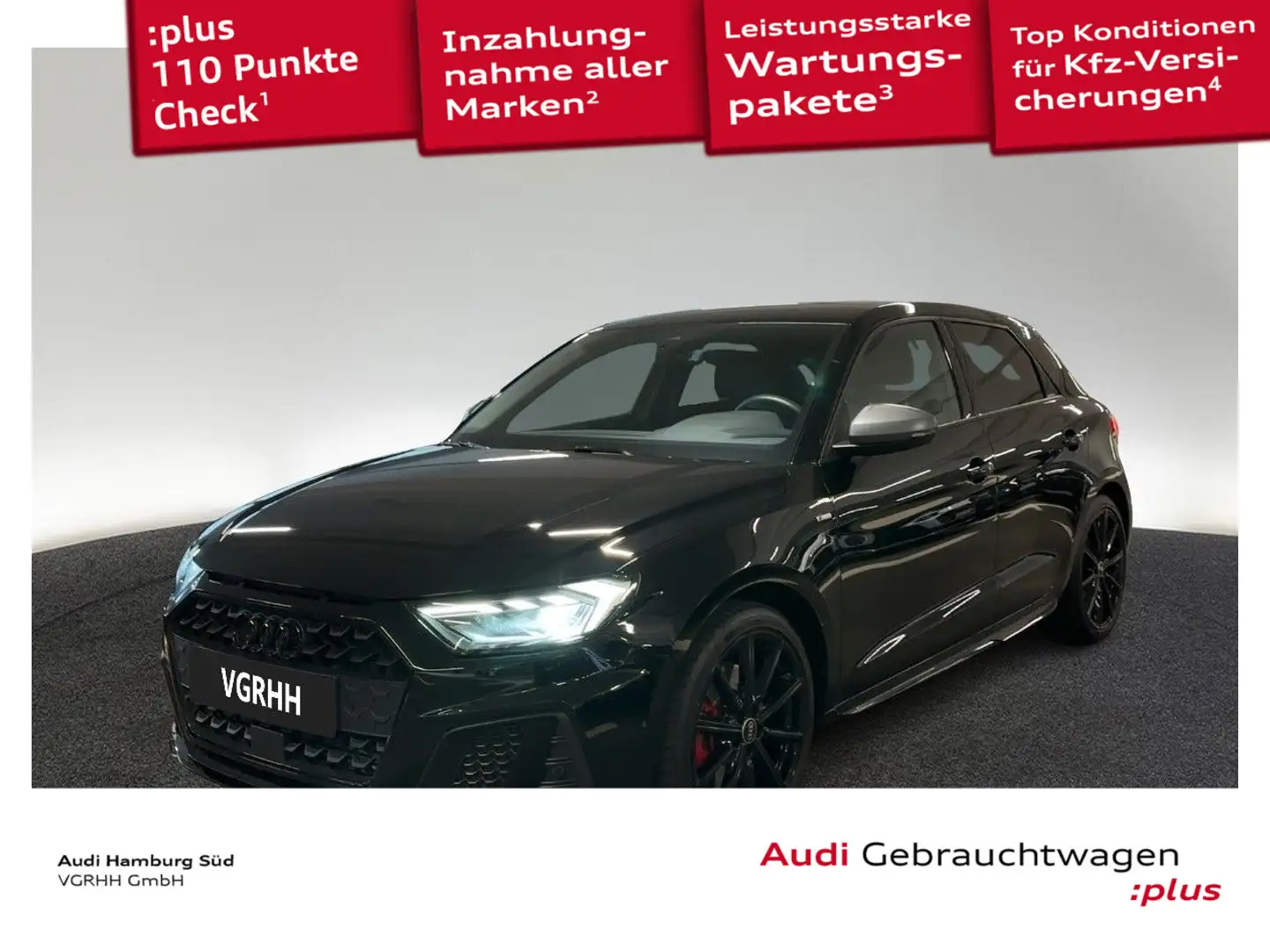 Audi A1 40 TFSI S line S tronic Sitzhzg LM1 Schwarz - 1