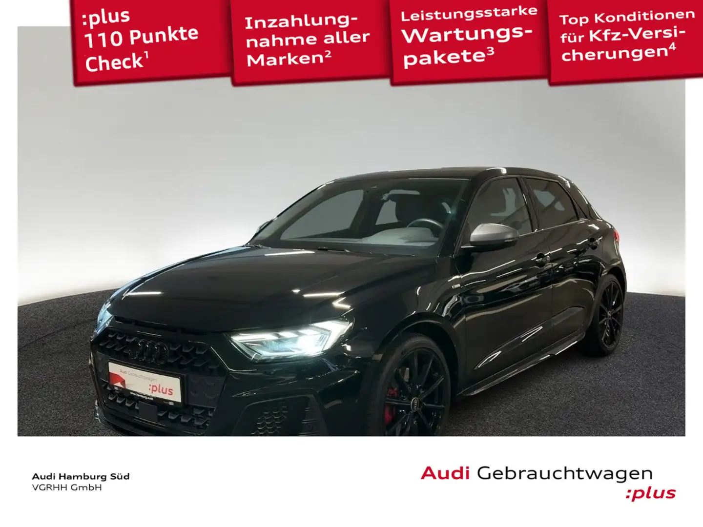 Audi A1 40 TFSI S line S tronic OPTIKPAKET Schwarz - 1