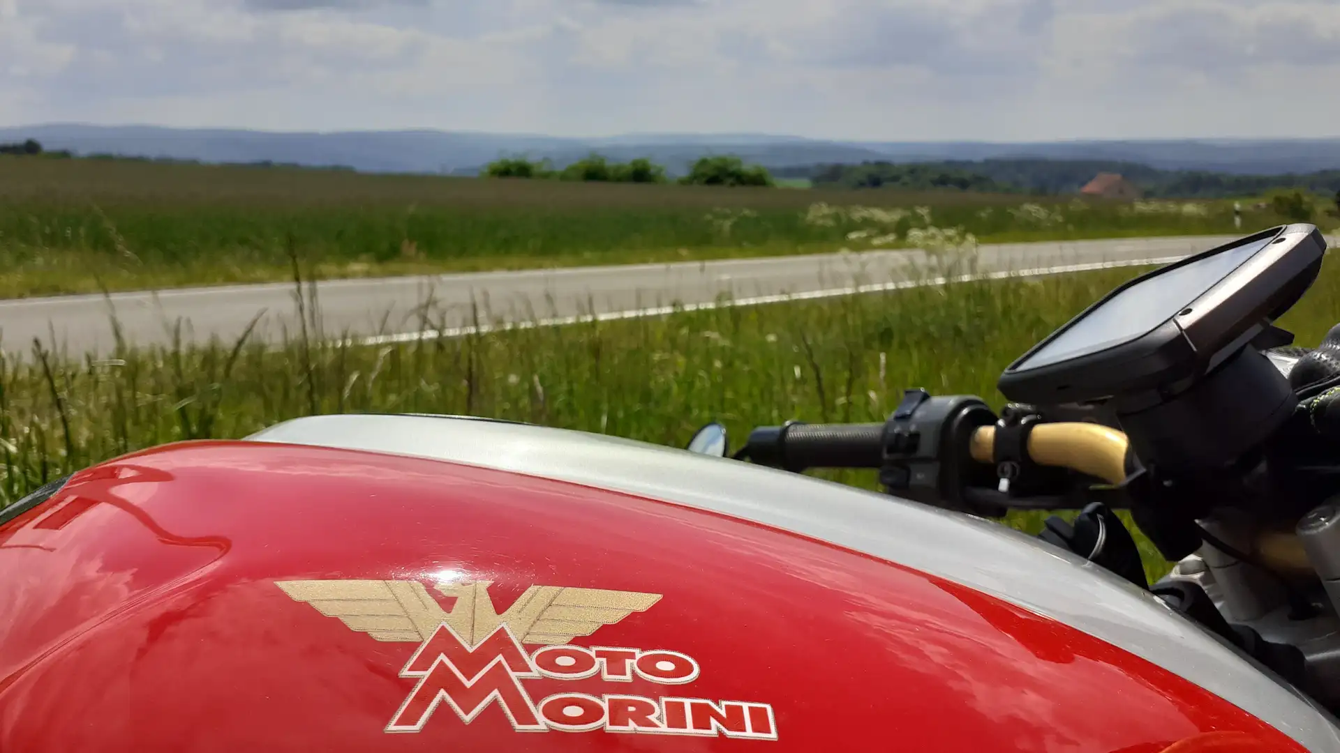 Moto Morini Corsaro 1200 | 19.274 km | topstaat | beurt + banden + etc etc Rouge - 2