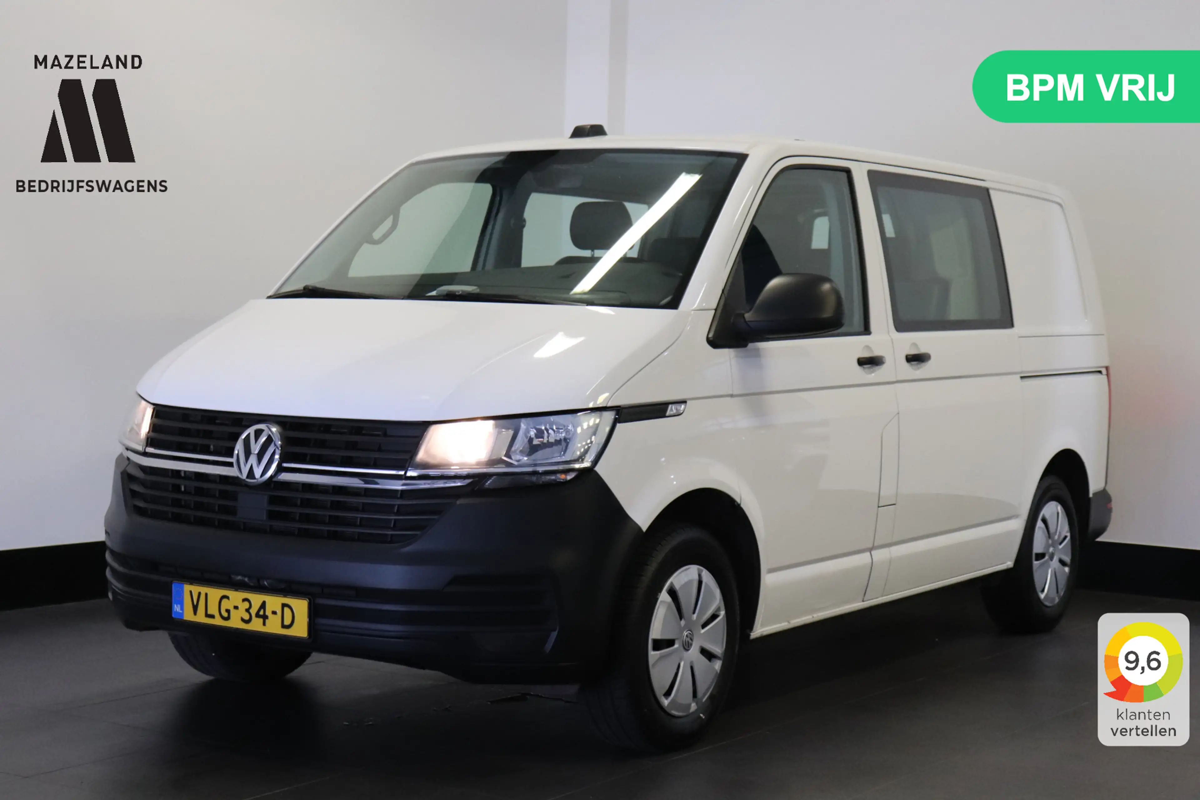 Volkswagen T6.1 Transporter 2.0 TDI 150PK Automaat Dubbele Cabine EURO 6 - Air