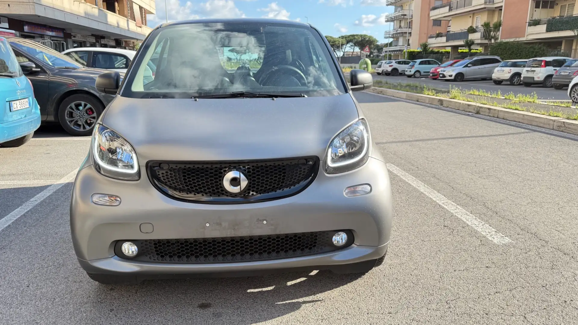 smart forTwo 90 0.9 Turbo Passion LED PANORA SEDILI RISCALDATI Grigio - 1
