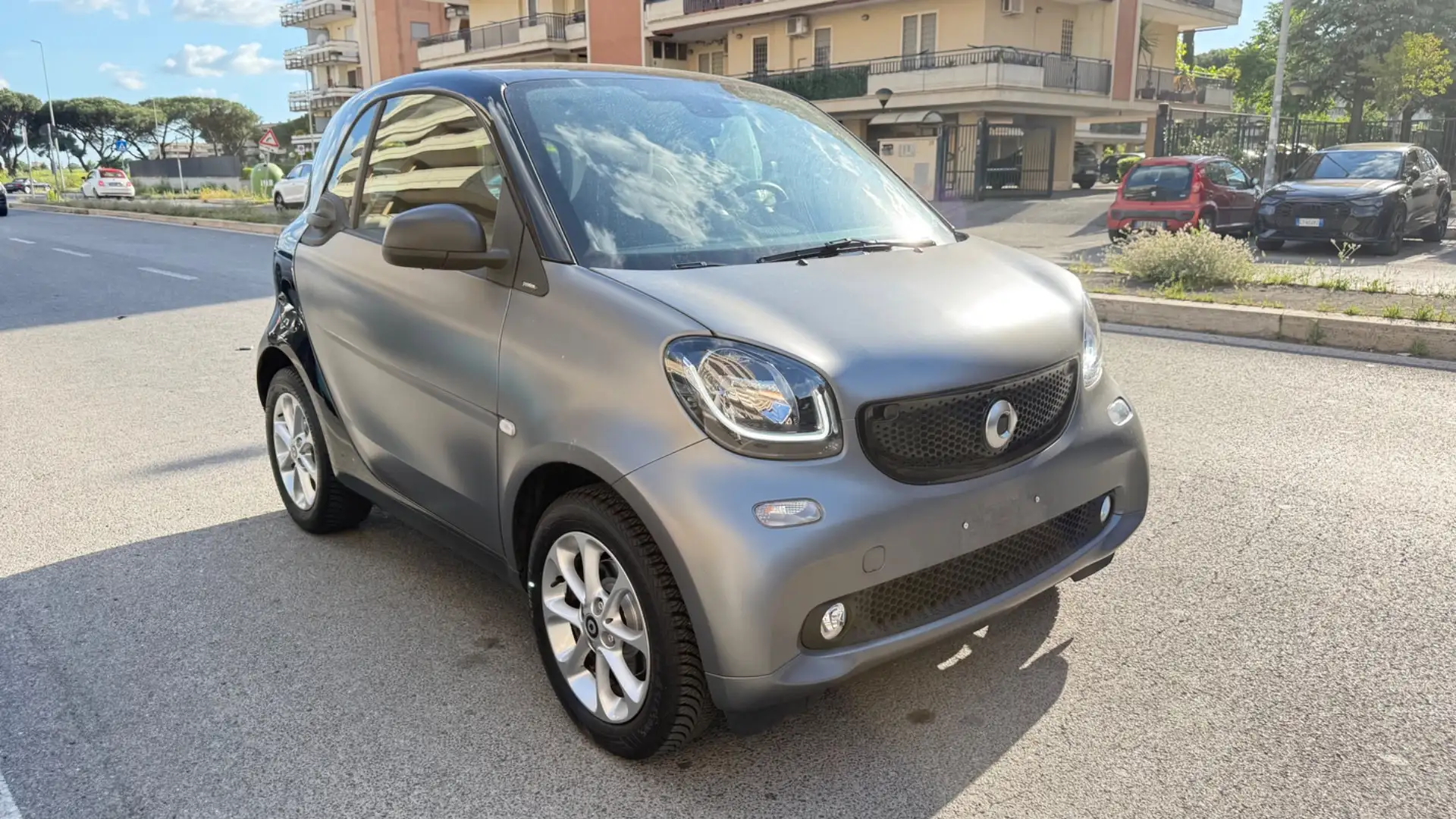 smart forTwo 90 0.9 Turbo Passion LED PANORA SEDILI RISCALDATI Grigio - 2
