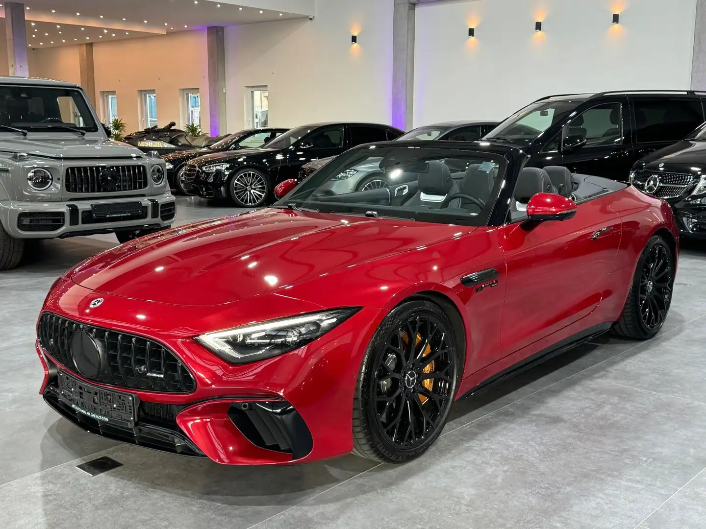 Mercedes-Benz SL 63 AMG 4M*Night Paket*Burmeste*360°*HUD*Lift* Roşu - 1