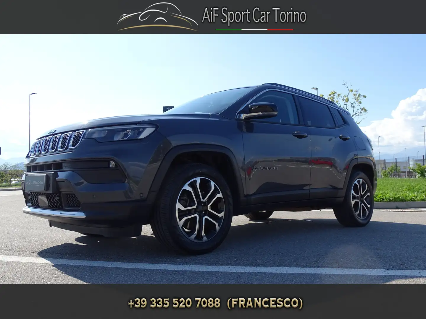 Jeep Compass 1.3 turbo t4 phev Limited 4xe auto My21 CV190 Grigio - 1