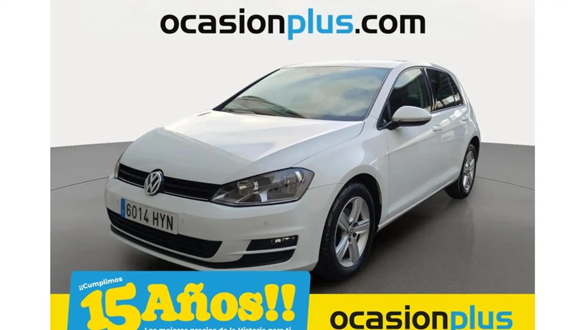 Volkswagen Golf 1.6TDI CR Business DSG 105 Blanc - 1