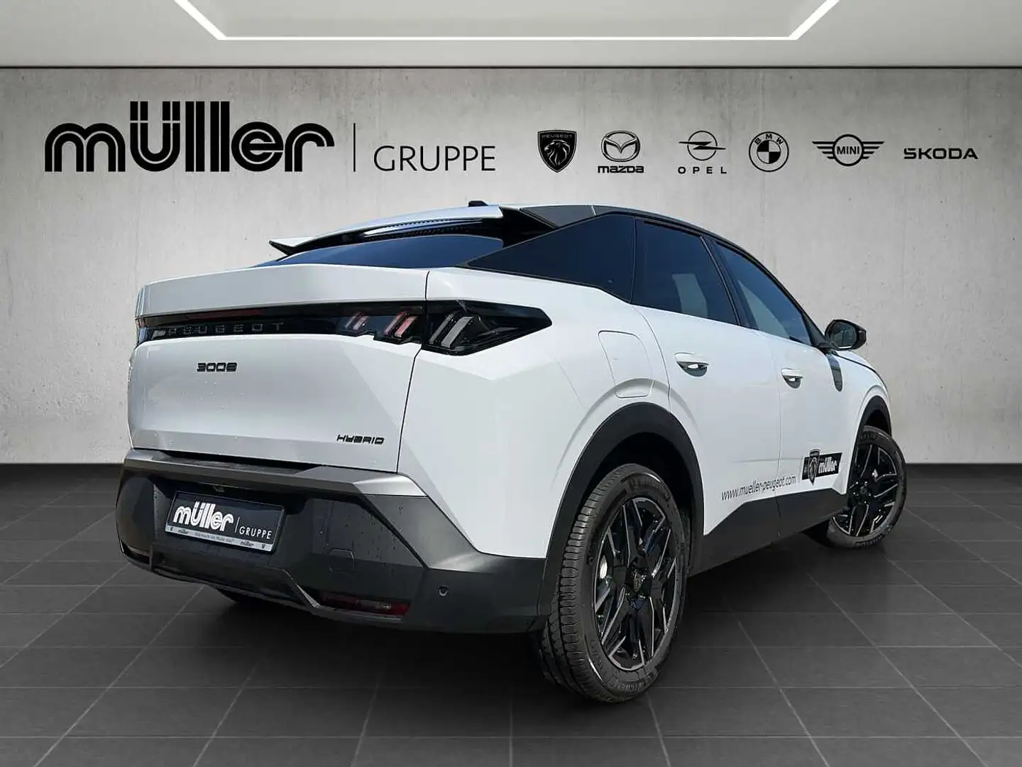 Peugeot 3008 Allure HYBRID 136 e-DSC6 Weiß - 2
