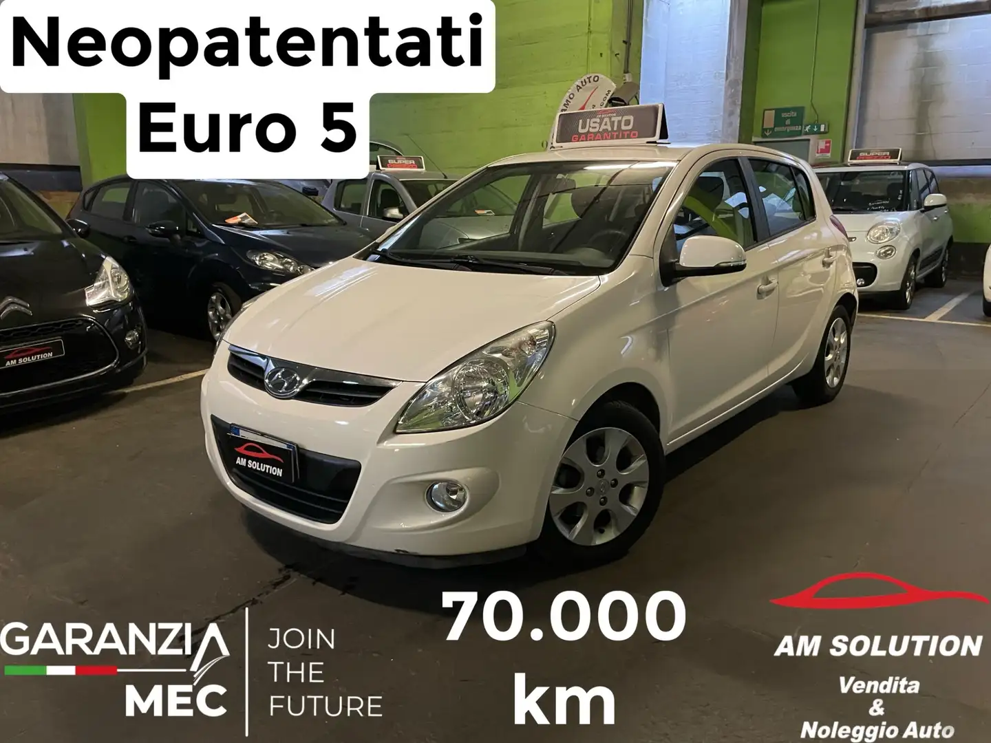 Hyundai i20 1.2 Neopatentati Euro 5 White - 1