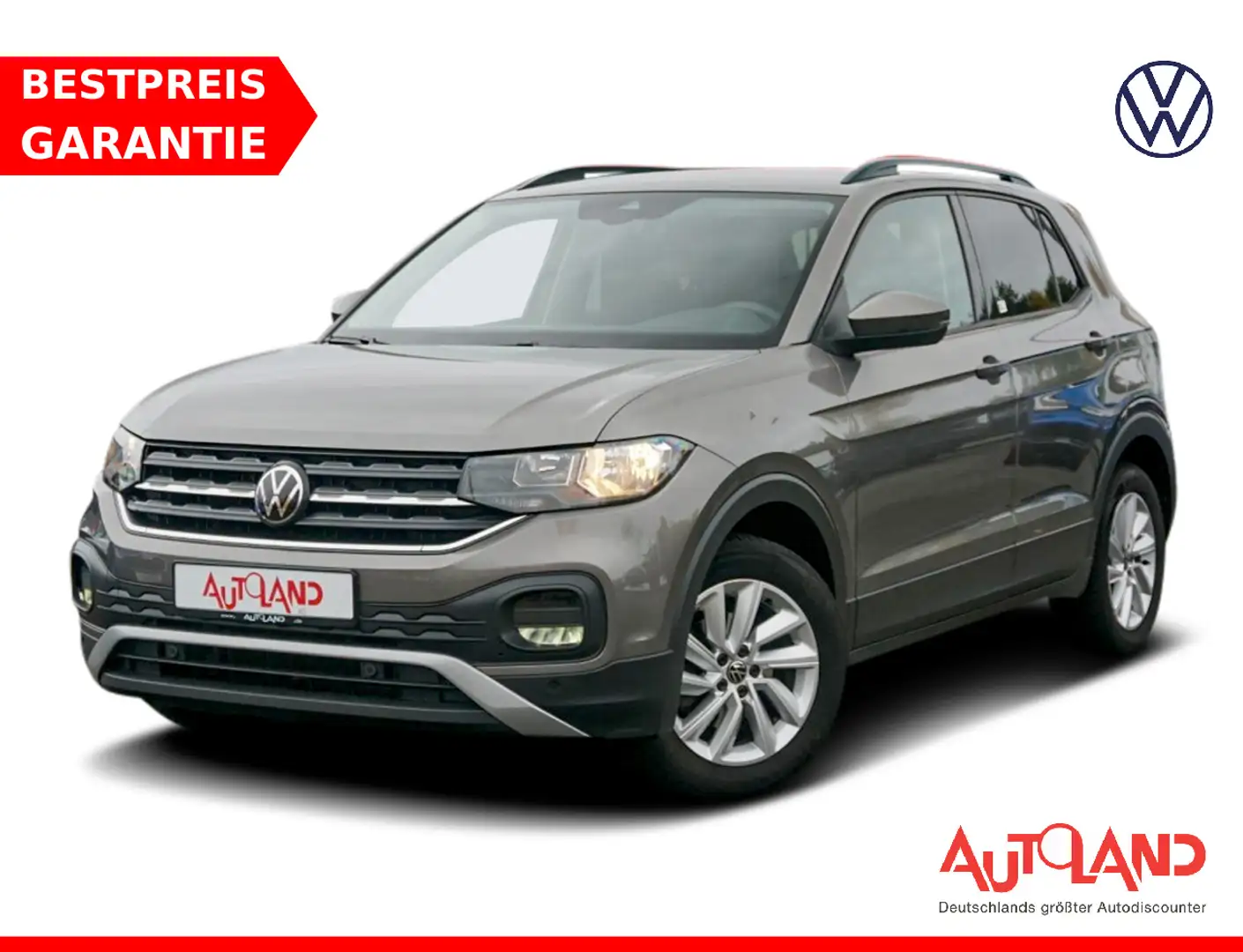 Volkswagen T-Cross 1.0 TSI Klimaaut. App-Connect AHK Kamera Gris - 1