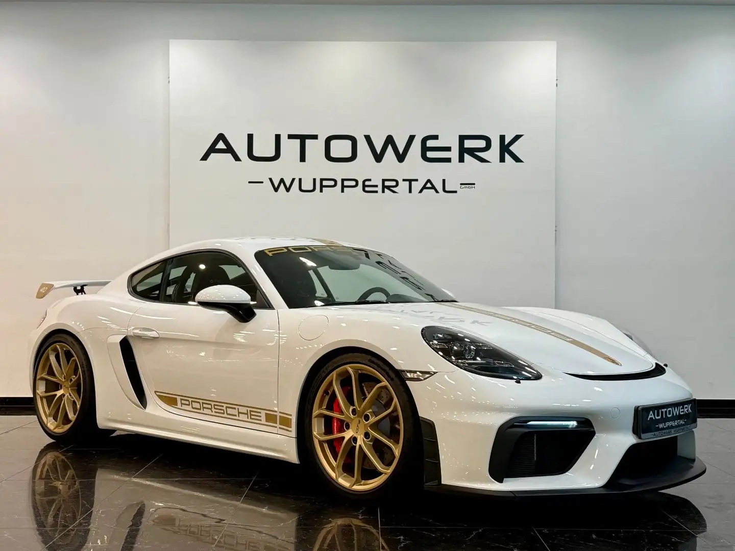 Porsche Cayman 718 GT4*CLUBSPORT*SCHALENSITZE*APPROVED* Weiß - 1