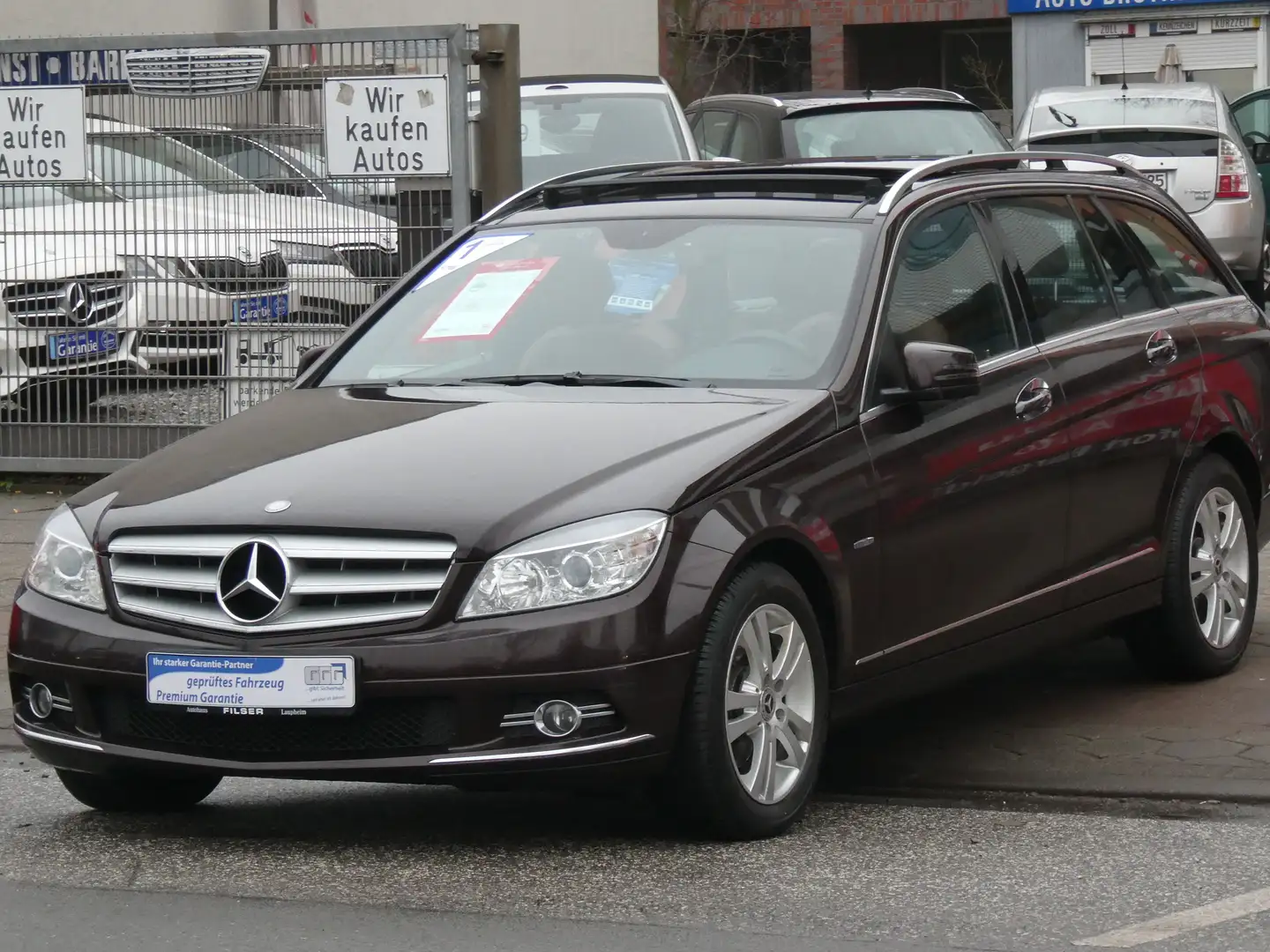 Mercedes-Benz C 200 AVANTGARDE*TÜV bis09/2027 SchiebedachVollLeder Braun - 2