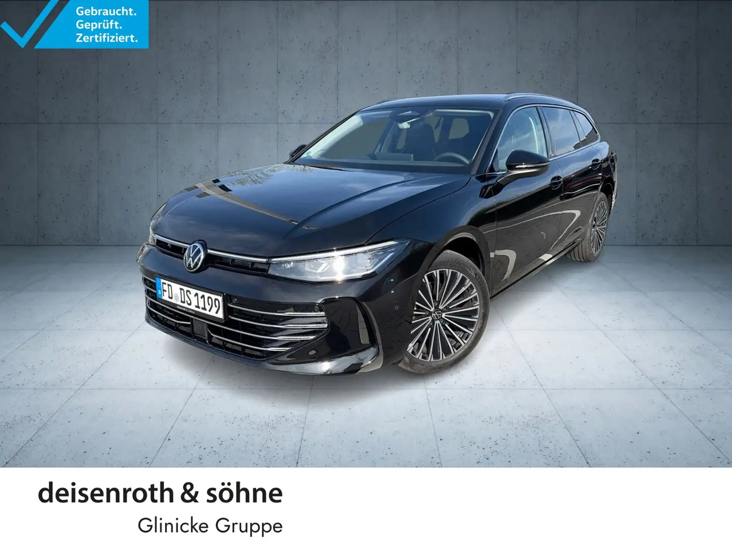 Volkswagen Passat Elegance 2.0 TDI Nav/Matrix/DCC/Kam/Assis Schwarz - 1