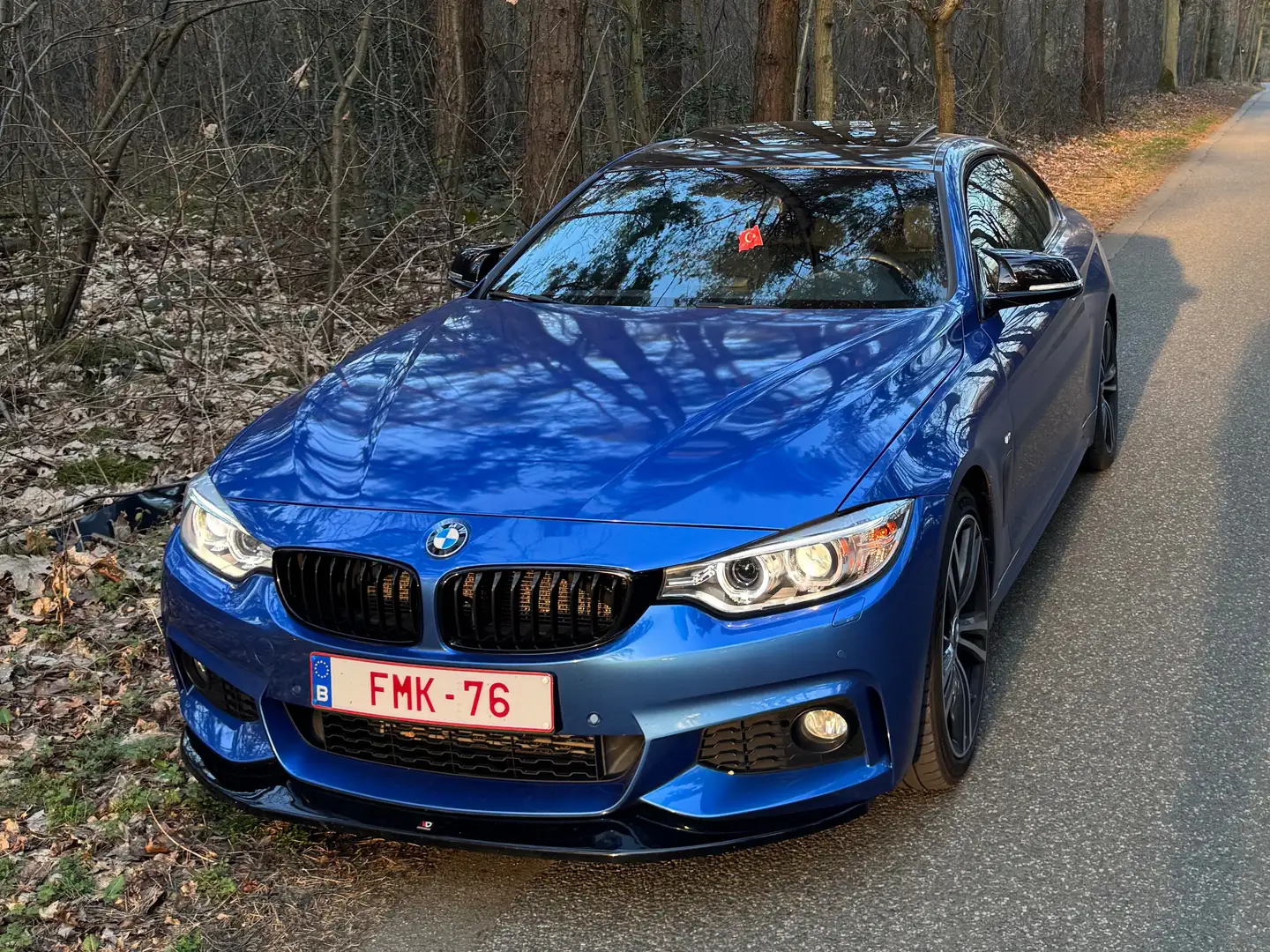 BMW 420 420d Coupe Aut. Blauw - 1
