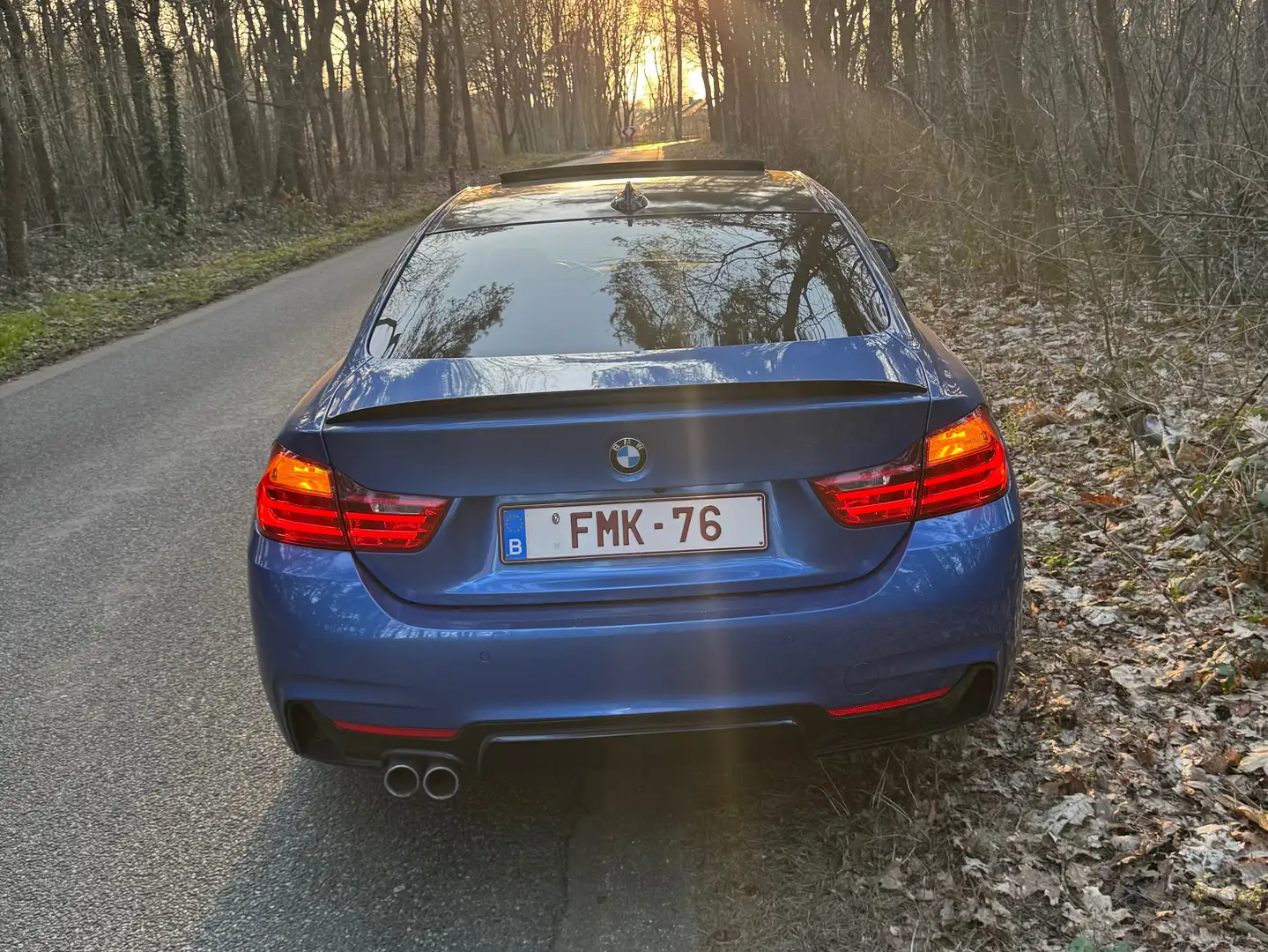BMW 420 420d Coupe Aut. Blauw - 2