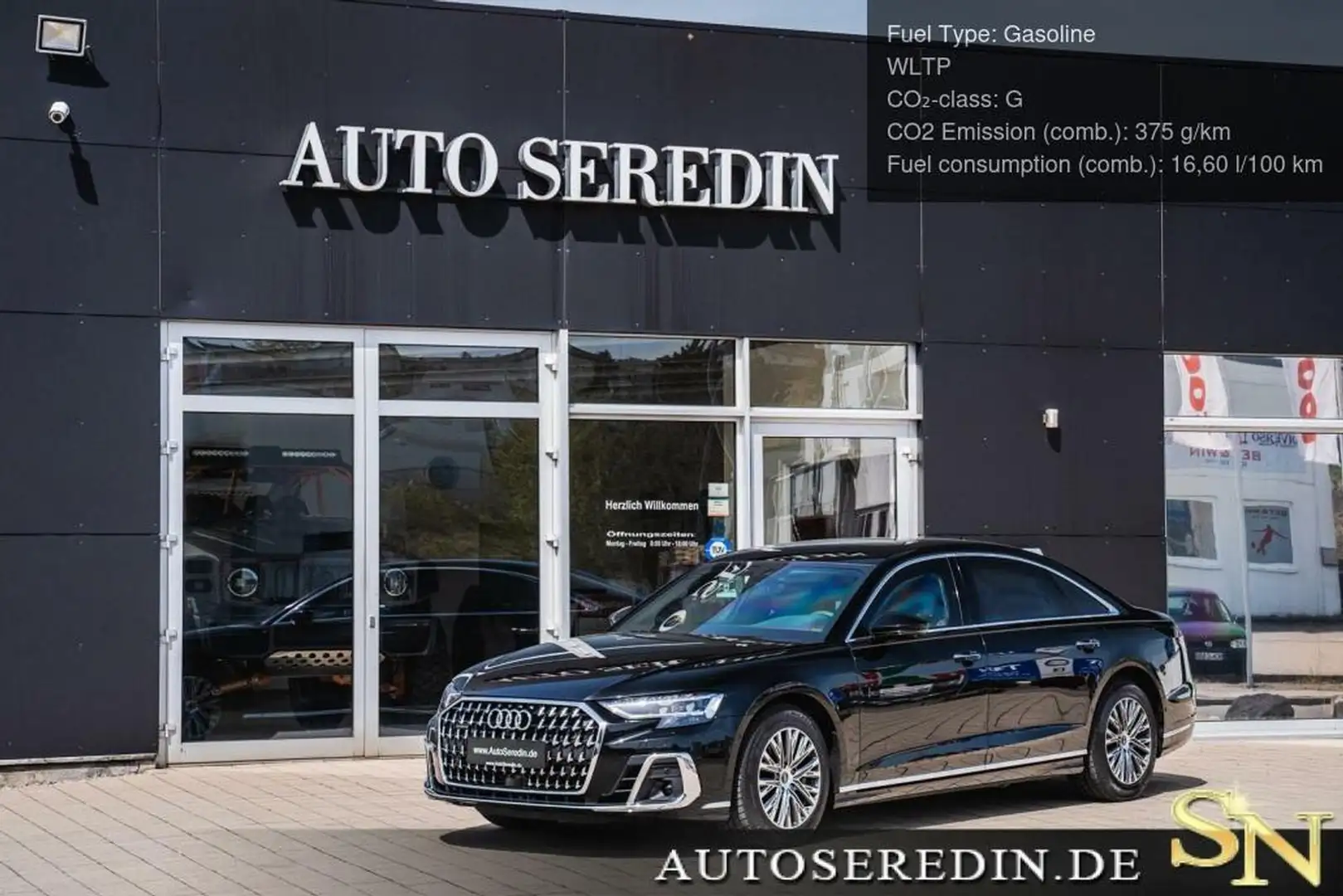 Audi A8 4SEATS+LONG+VR9+WERKSPANZER/GUARD+MY26 Schwarz - 1