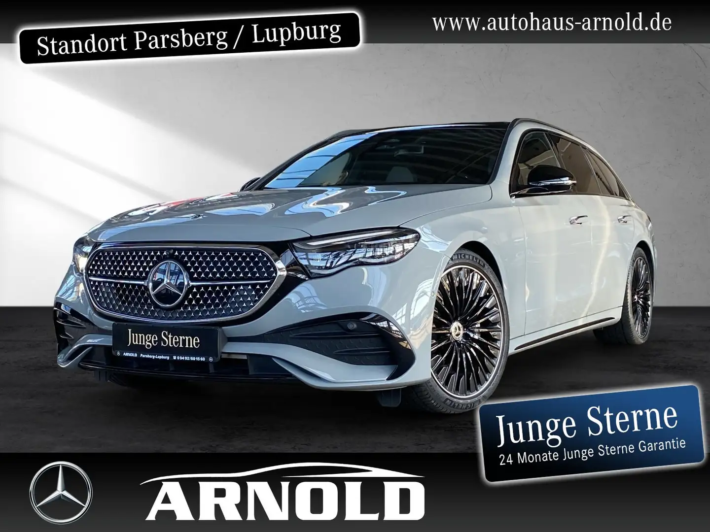 Mercedes-Benz E 300 E 300 T de 4M AMG L. SUPERSCR AHK Pano HUD Distr Grau - 1